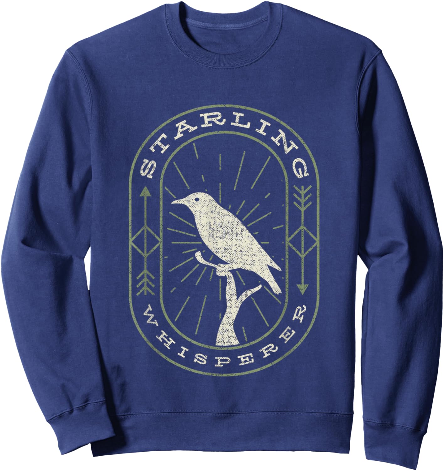 Starling Whisperer - Bird Watching Sweatshirt - Sweatshirt | Navy