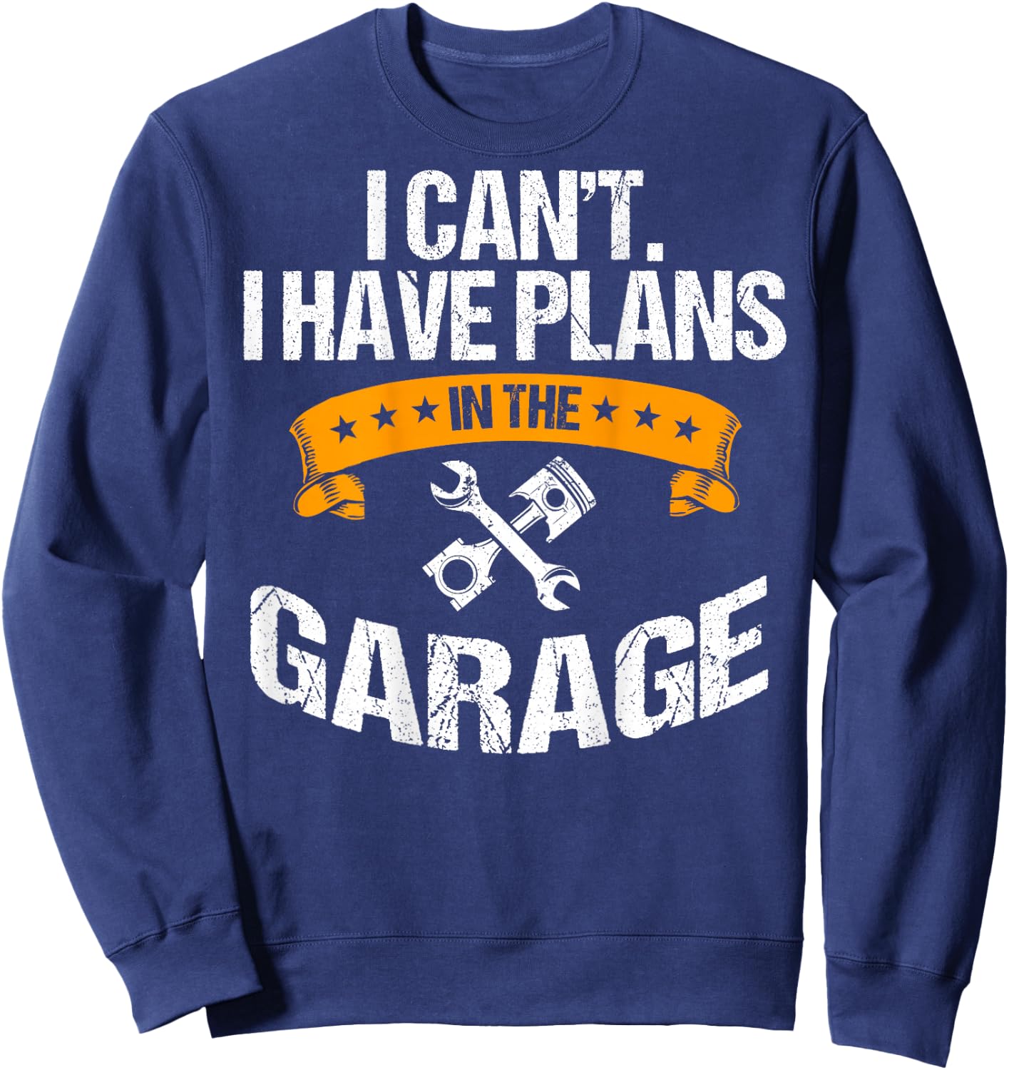 Diesel Mechanic Design On Back Of Clothing Sweatshirt - Sweatshirt | Navy