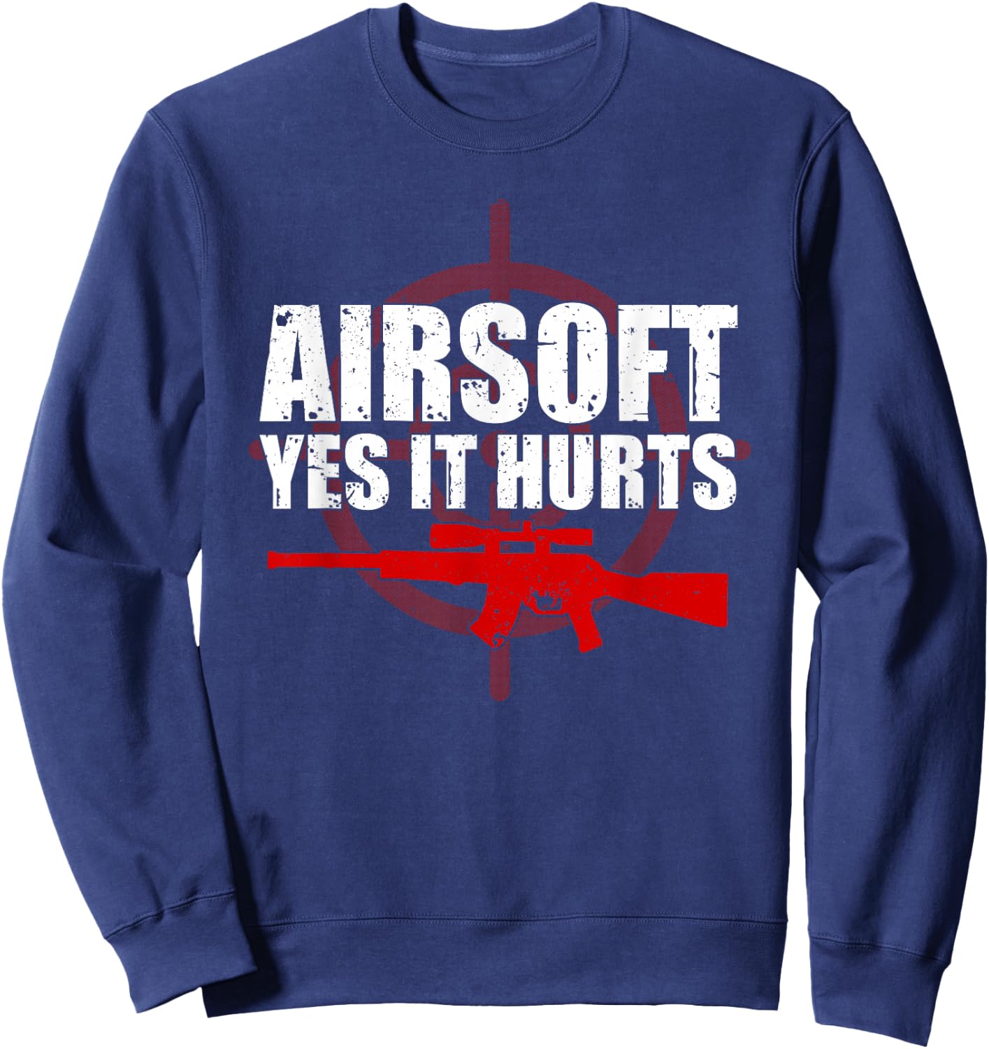 Funny Airsoft Art Women Paintball Combat Sport Sweatshirt - Sweatshirt | Navy
