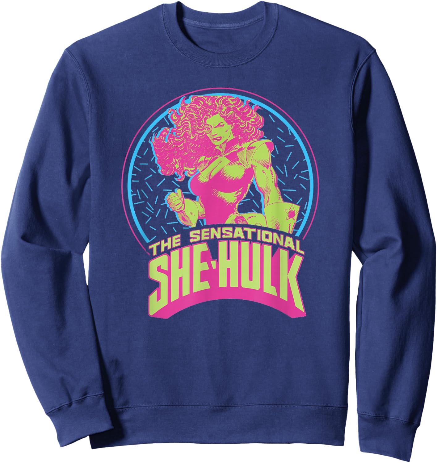 Marvel The Sensational She-Hulk Comic 90s Sweatshirt - Sweatshirt | Navy