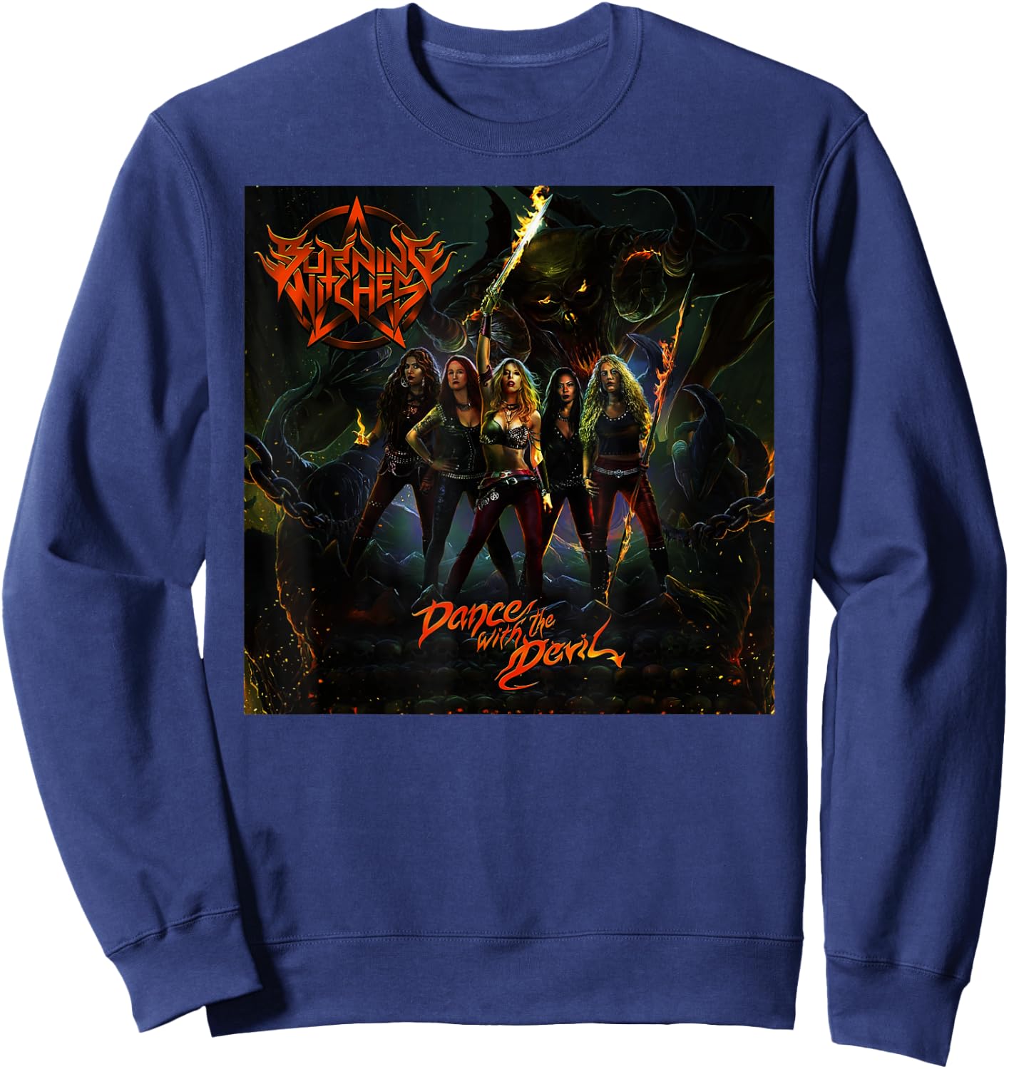 Burning Witches Sweatshirt - Sweatshirt | Navy