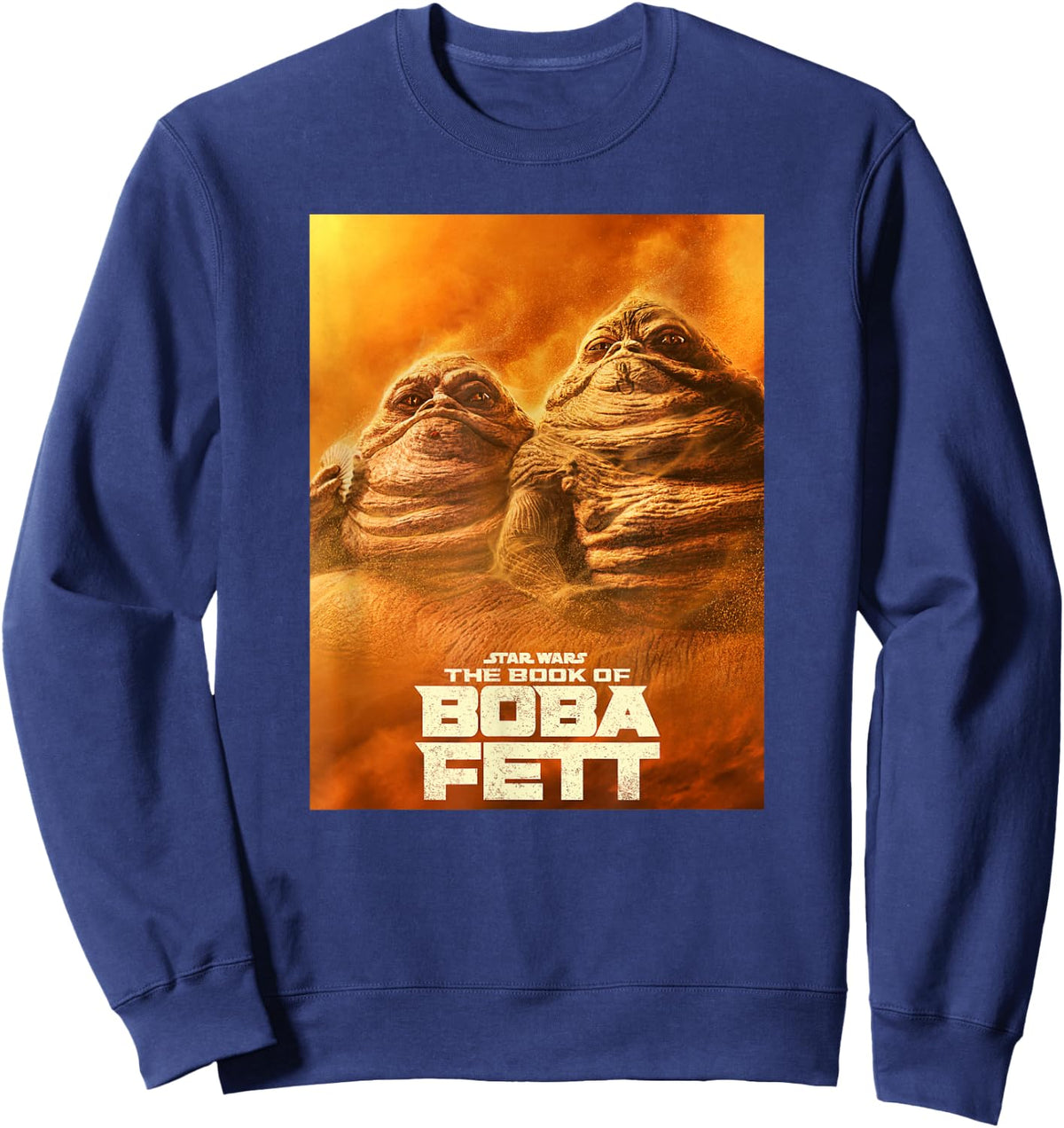 Star Wars The Book Of Boba Fett The Hutt Twins Sand Poster Sweatshirt - Sweatshirt | Navy