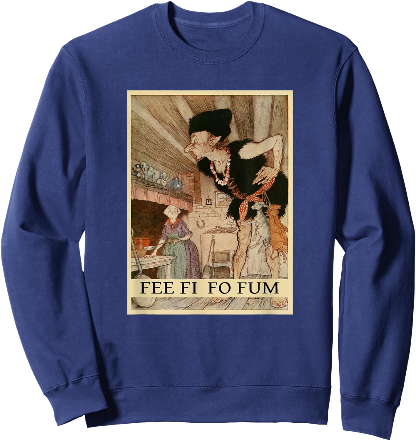 Fee Fi Fo Fum Sweatshirt - Sweatshirt | Navy