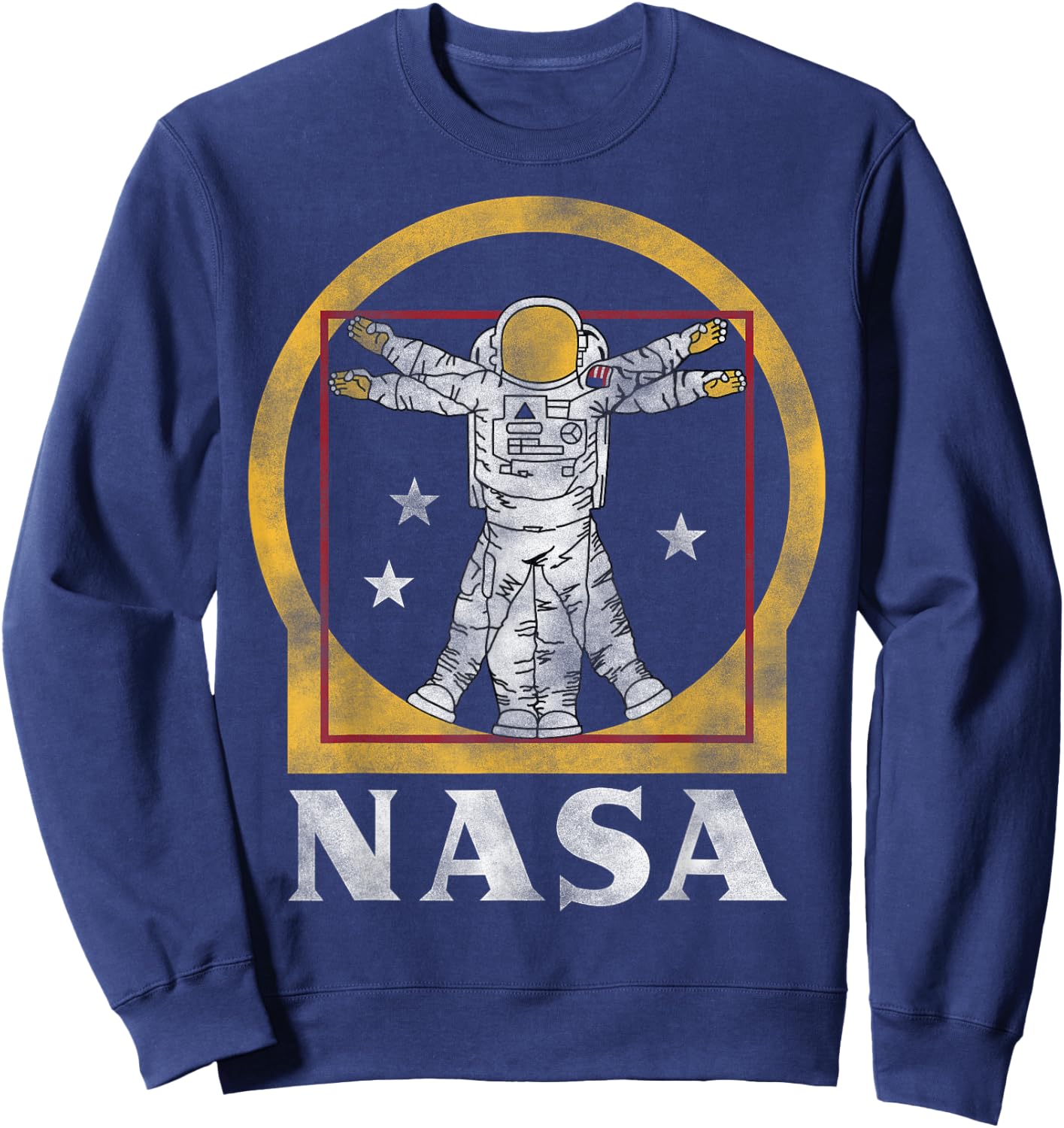 NASA Vitruvian astronaut Sweatshirt - Sweatshirt | Navy
