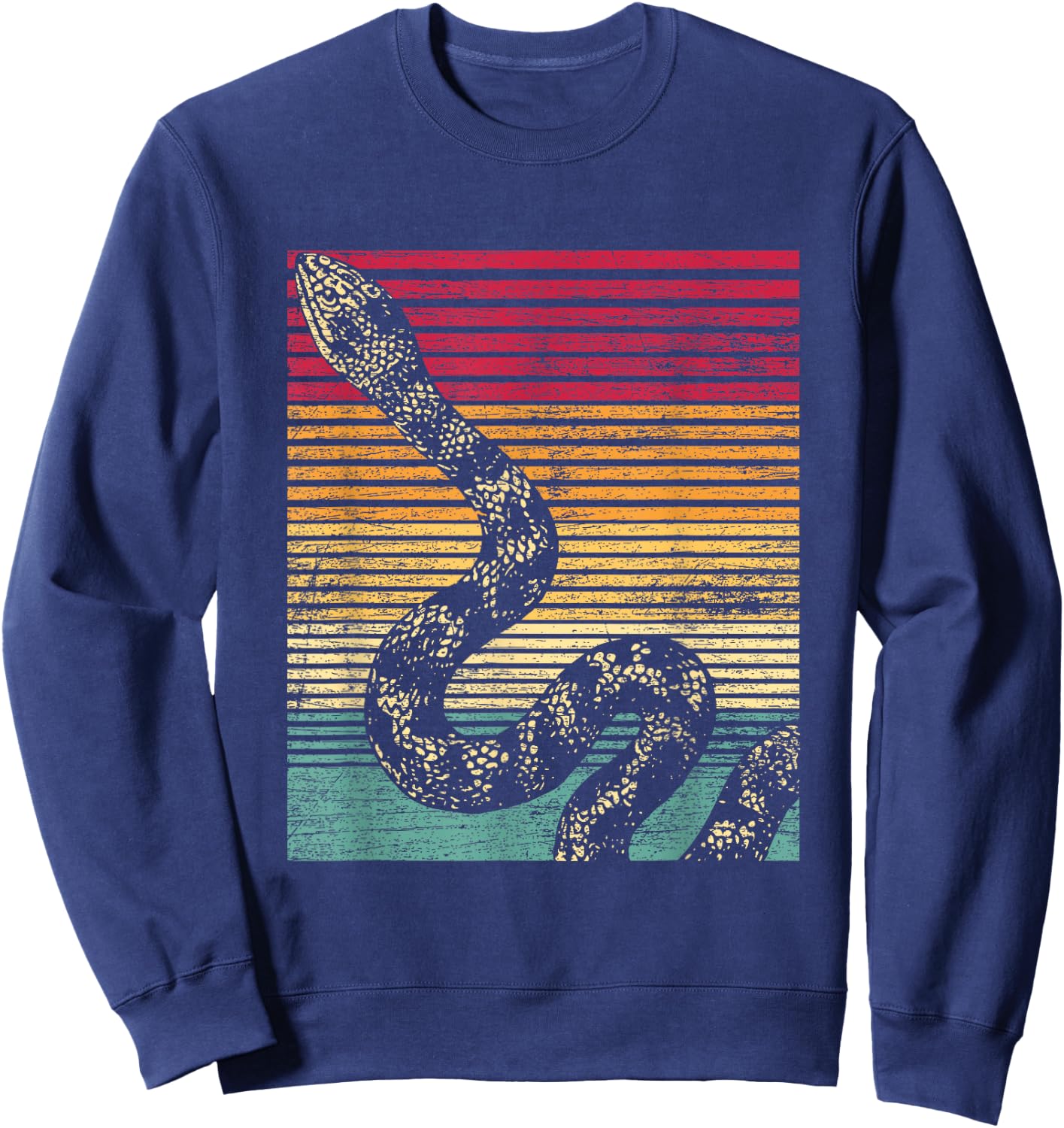 Retro Snake Sweatshirt - Sweatshirt | Navy