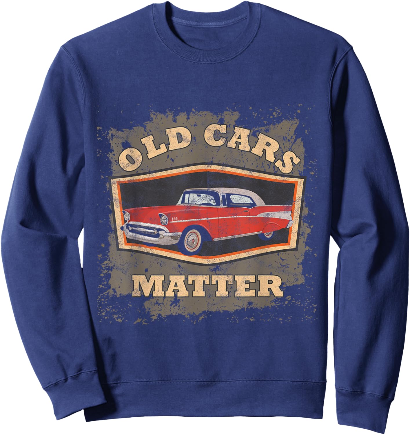 Vintage Car Restoration Restorer Mechanic Detailer Sweatshirt - Sweatshirt | Navy