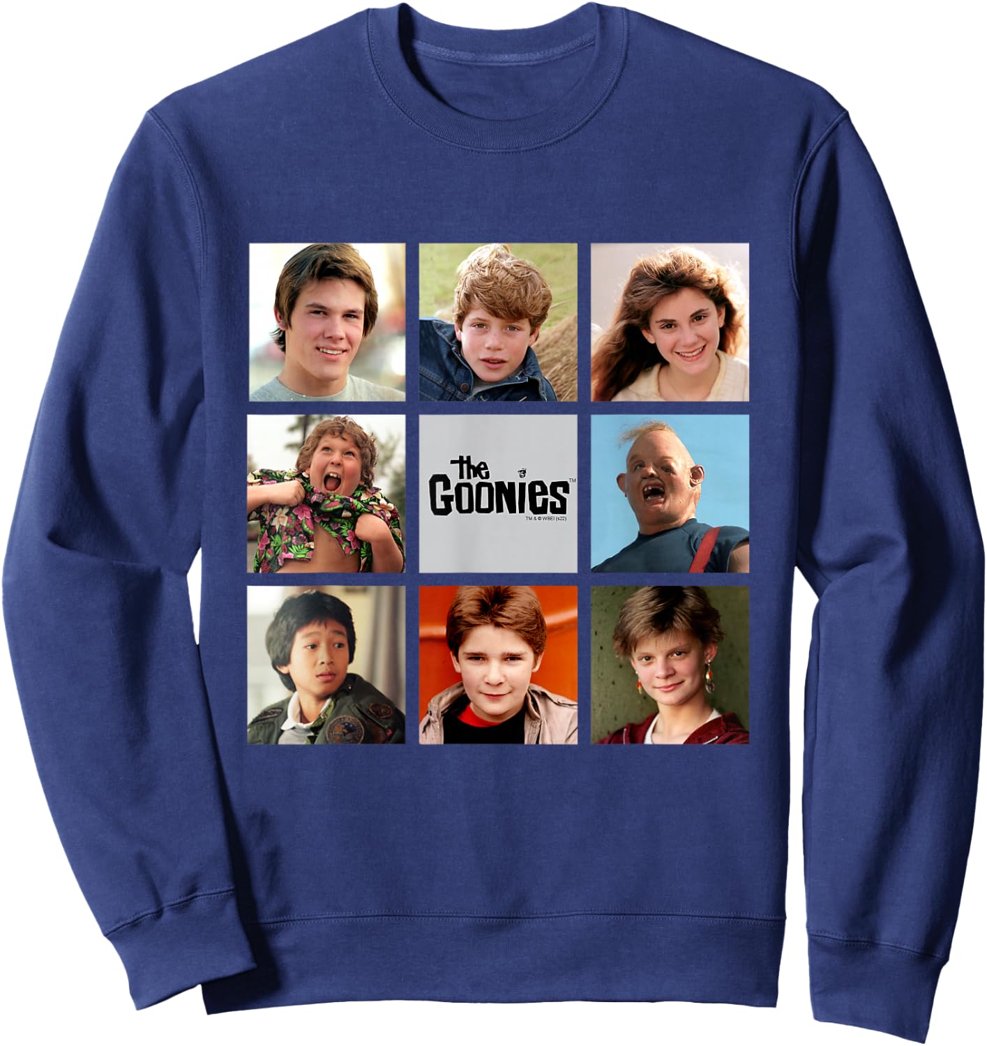 The Goonies The Goonie Bunch Cast Photos Movie Sweatshirt - Sweatshirt | Navy