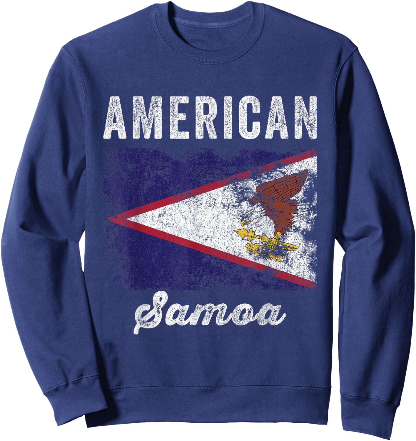 American samoa Flag - Men Women Kids - American samoan Flag Sweatshirt - Sweatshirt | Navy