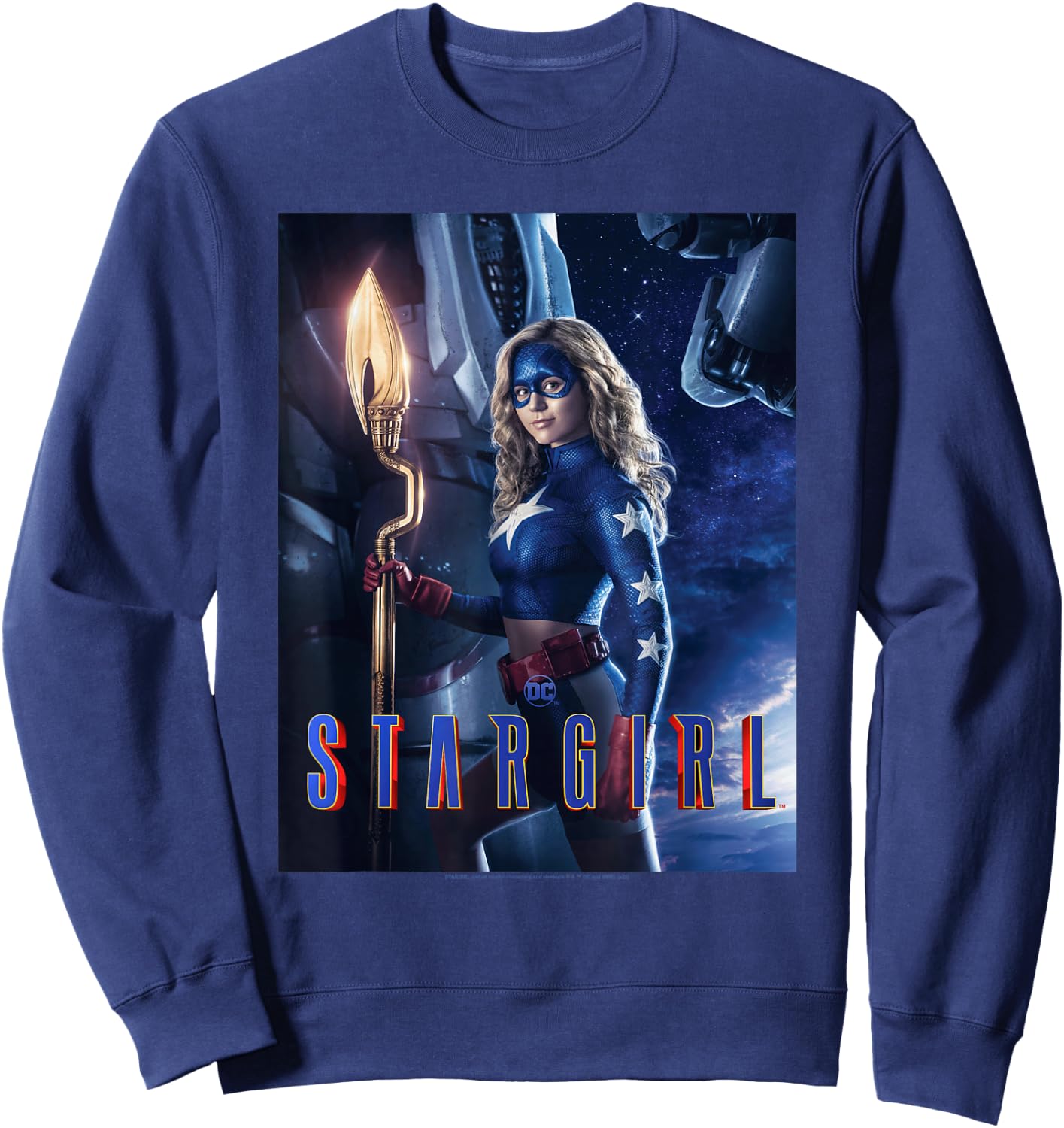Stargirl Cosmic Staff of Starman Poster Sweatshirt - Sweatshirt | Navy