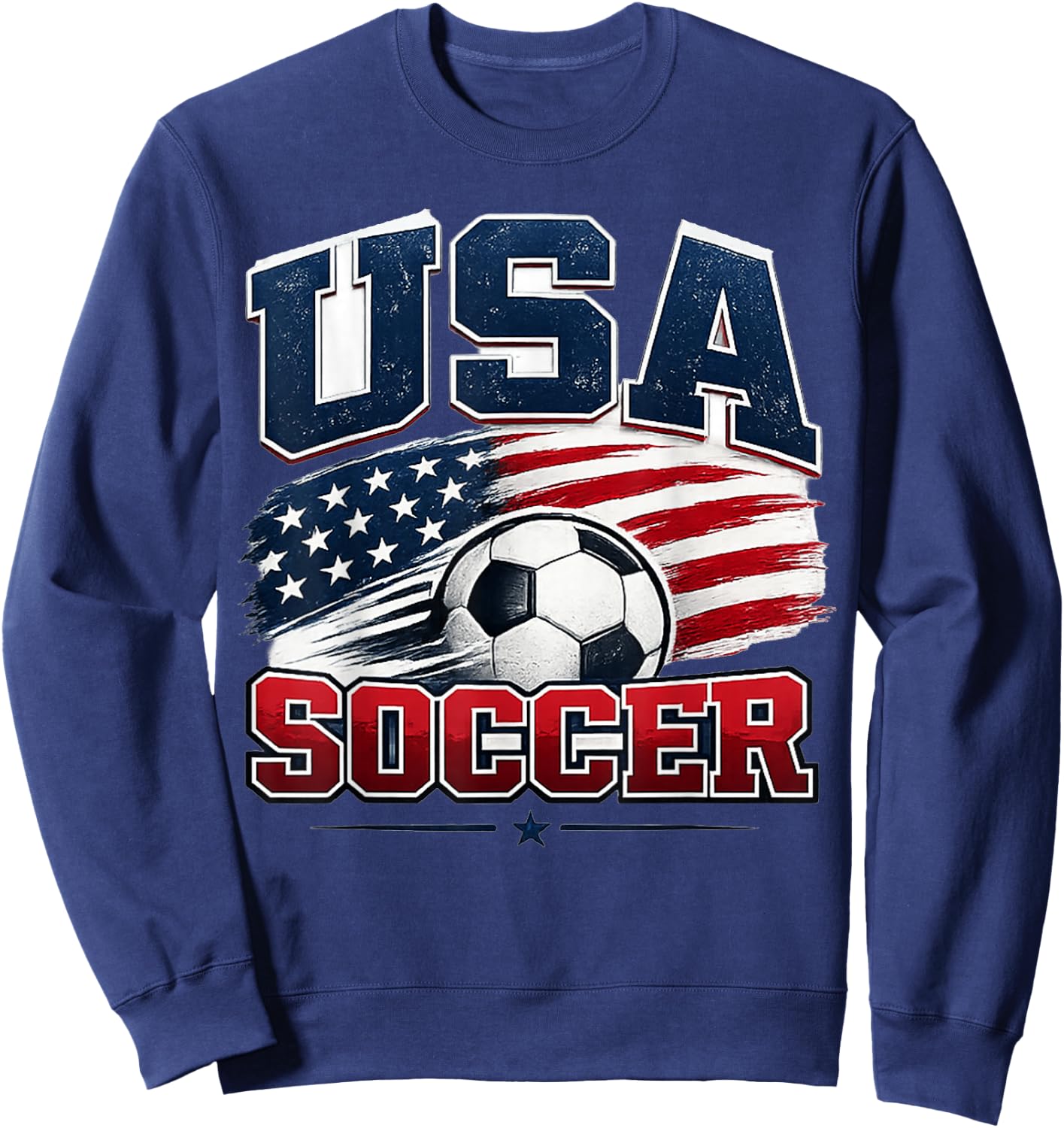 Soccer Football- World Cup 2026 USA Sweatshirt - Sweatshirt | Navy