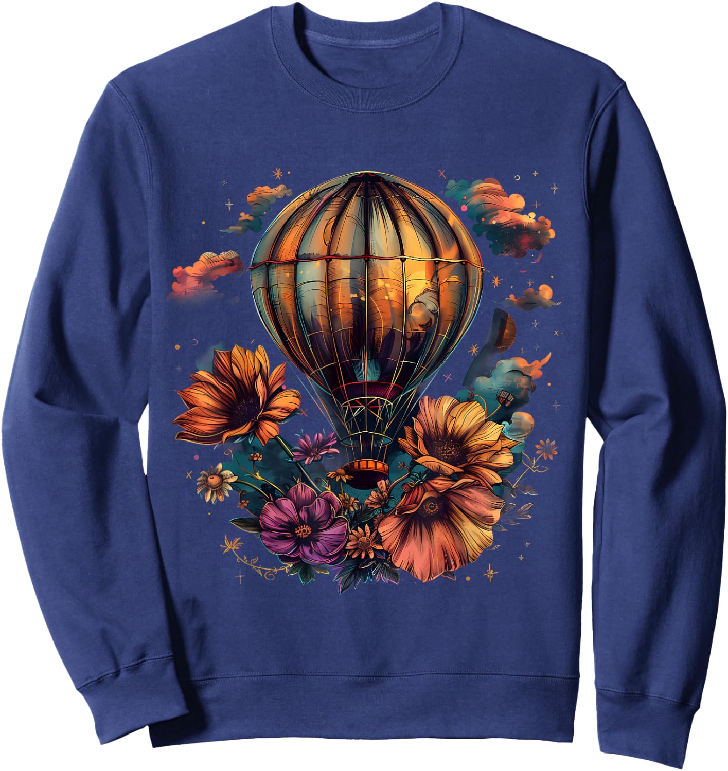 Hot Air Balloon Ride Festival Hot Air Ballooning Sweatshirt - Sweatshirt | Navy