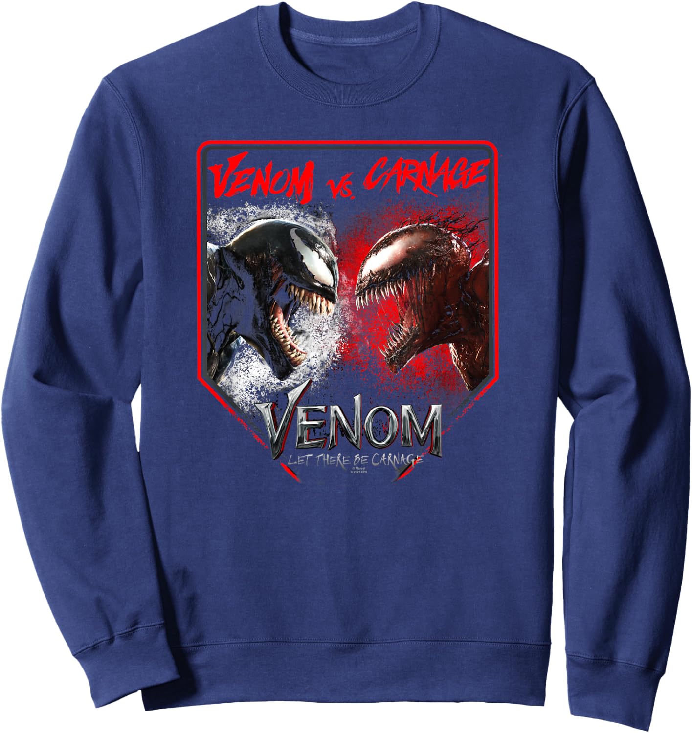 Marvel Venom: Battle for Domination Small Sweatshirt - Sweatshirt | Navy
