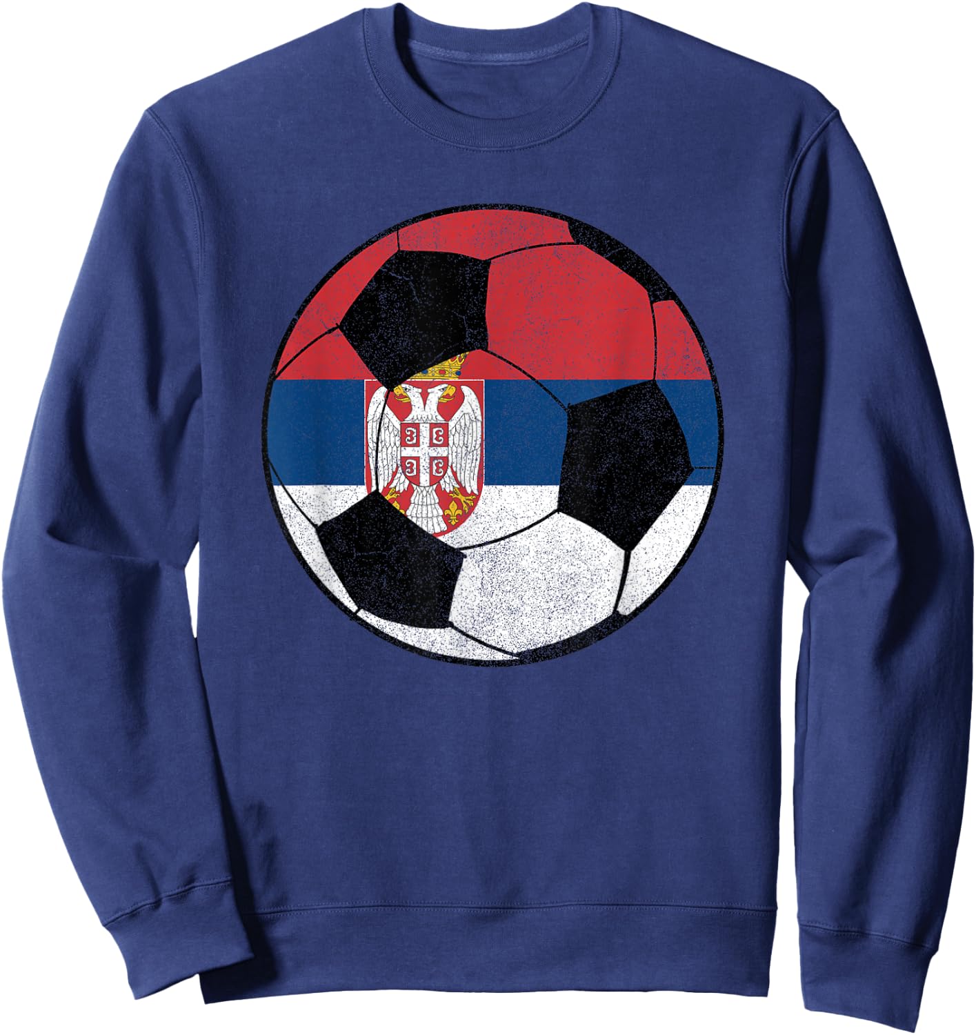 Vintage Soccer Shirts, Men Kid Boy Soccer Jersey Serbia Sweatshirt - Sweatshirt | Navy