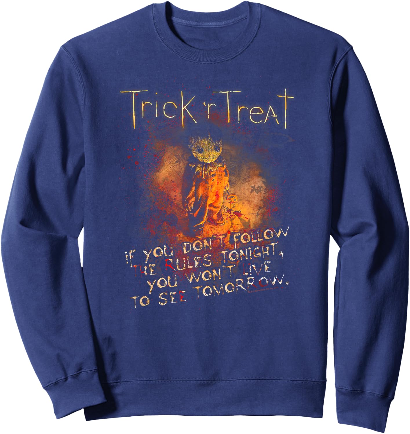Trick 'r Treat Rules Sweatshirt - Sweatshirt | Navy