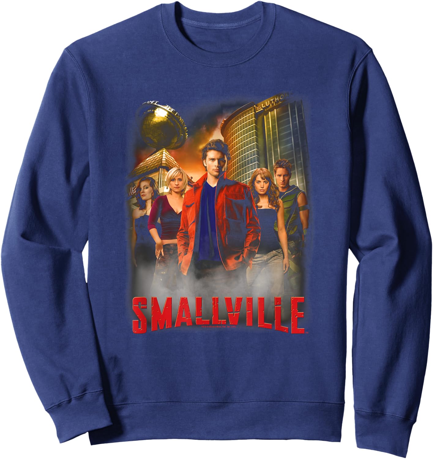 Smallville The Cast Sweatshirt - Sweatshirt | Navy
