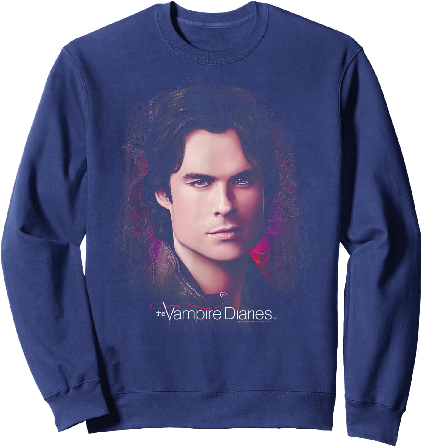 Vampire Diaries Damon Compelling Sweatshirt - Sweatshirt | Navy