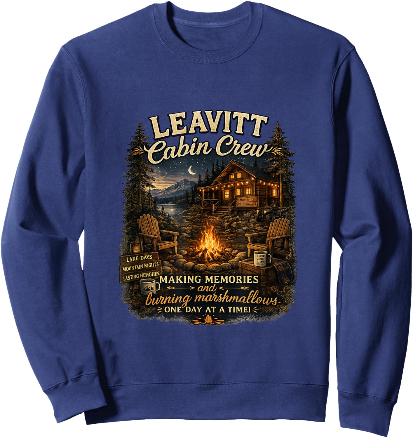 Leavitt Cabin Crew Sweatshirt - Sweatshirt | Navy