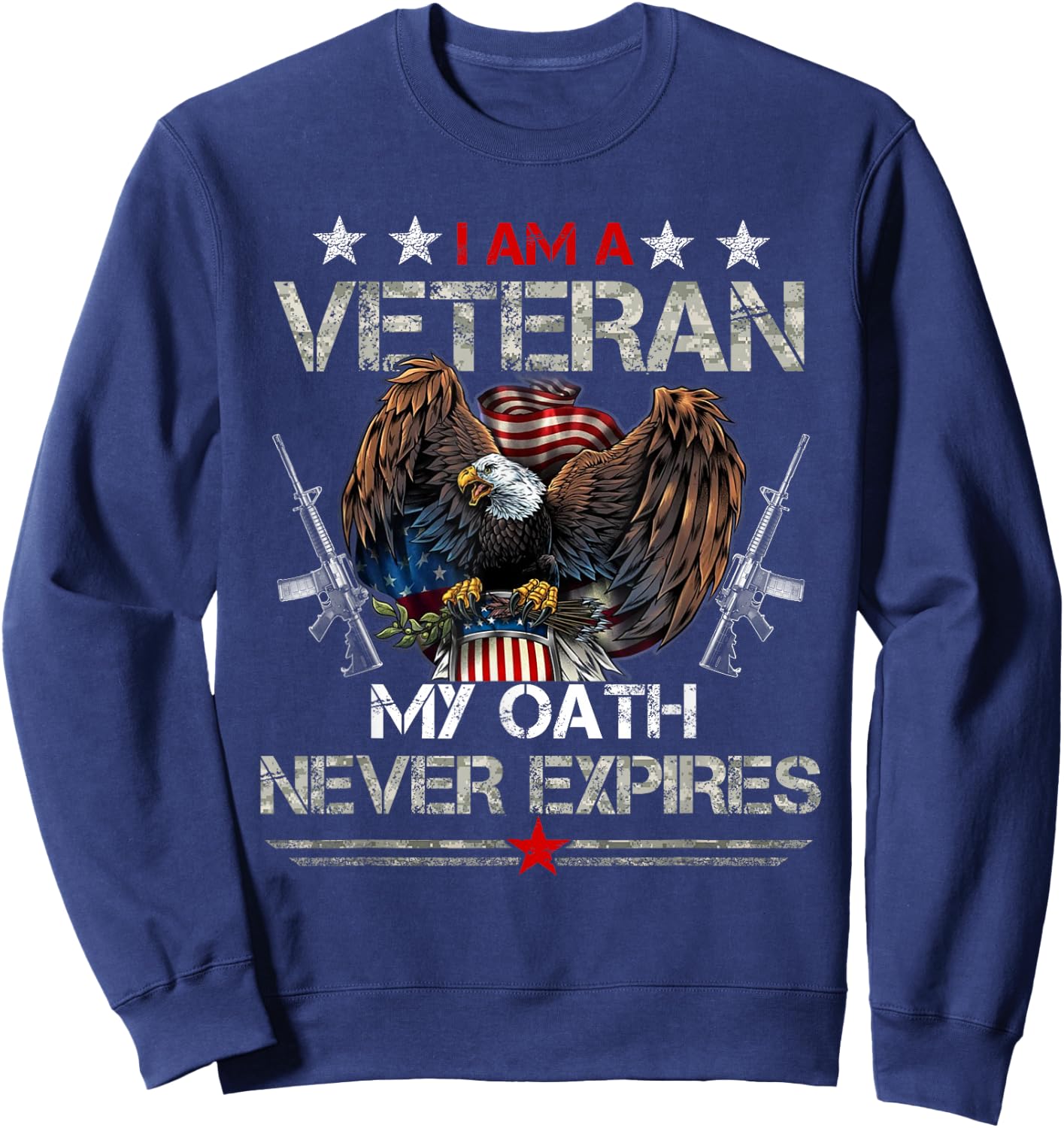 U.S.Army Veteran for Veteran Day Gift Sweatshirt - Sweatshirt | Navy
