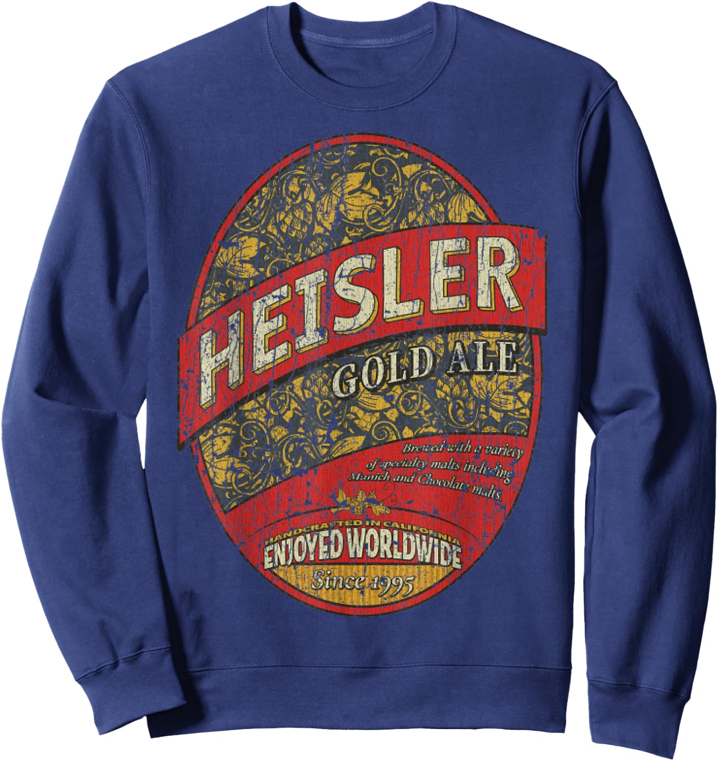 Heisler Gold Ale Beer 1995 Sweatshirt - Sweatshirt | Navy