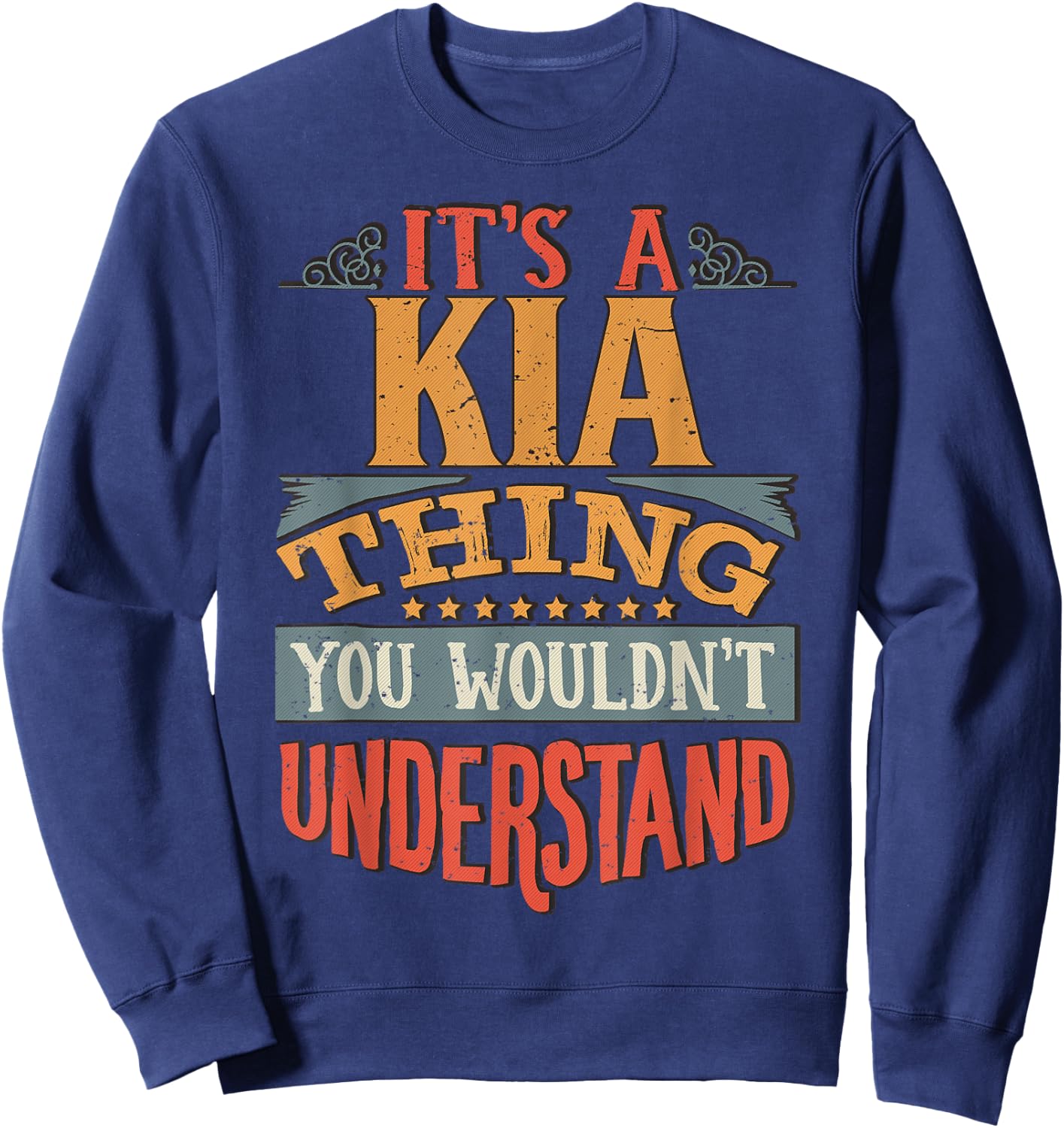 Kia Name Sweatshirt - Sweatshirt | Navy