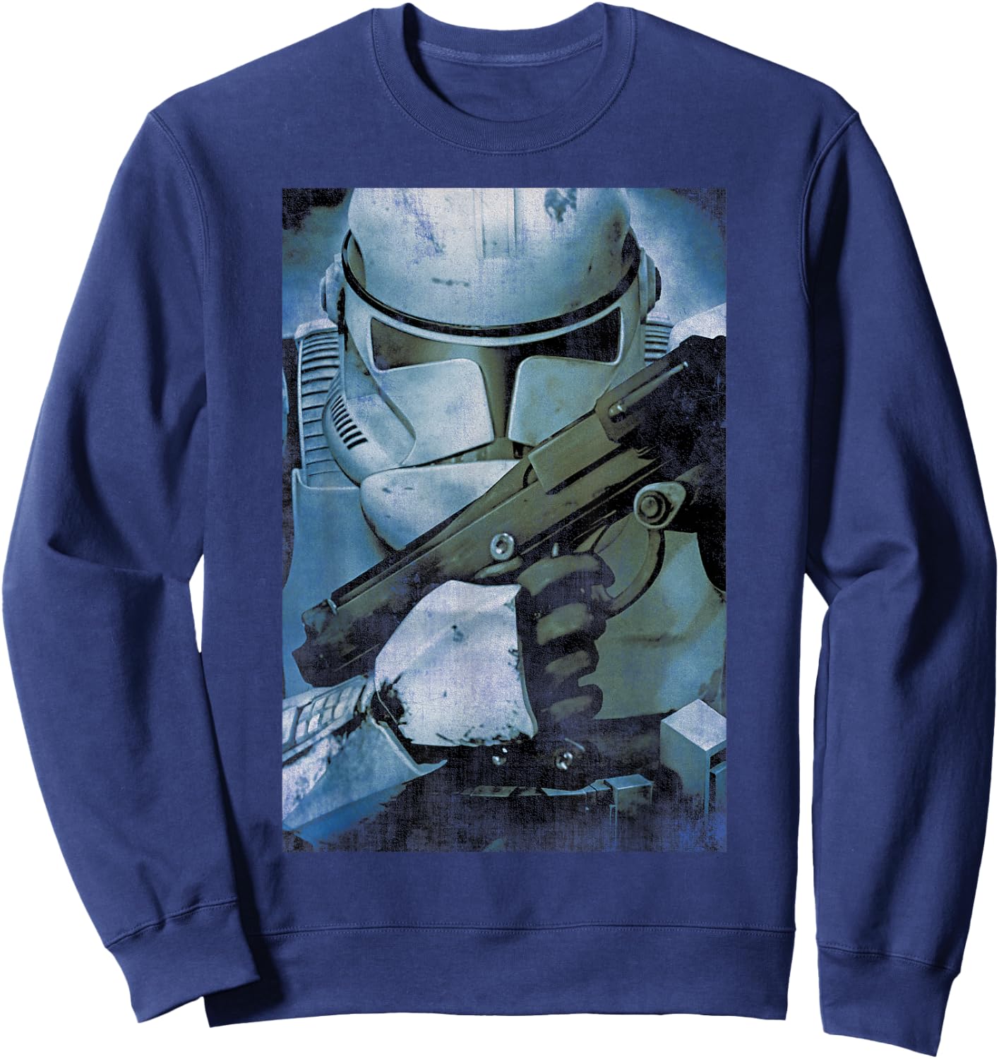 Star Wars Episode III Revenge of the Sith Clone Trooper Art Sweatshirt - Sweatshirt | Navy