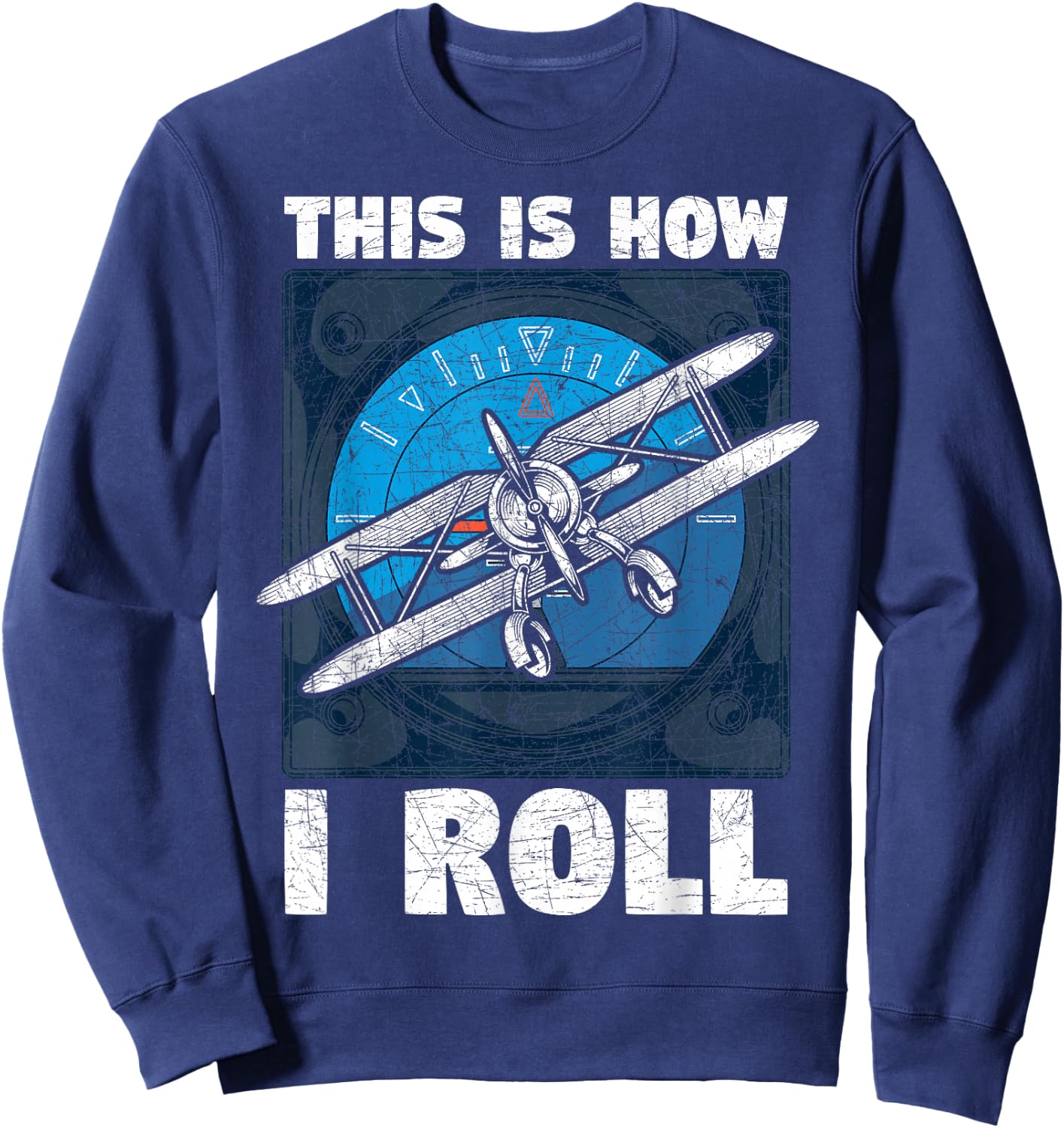 So bin ich nun mal Funny Aeroplane Gift Pilot Sweatshirt - Sweatshirt | Navy