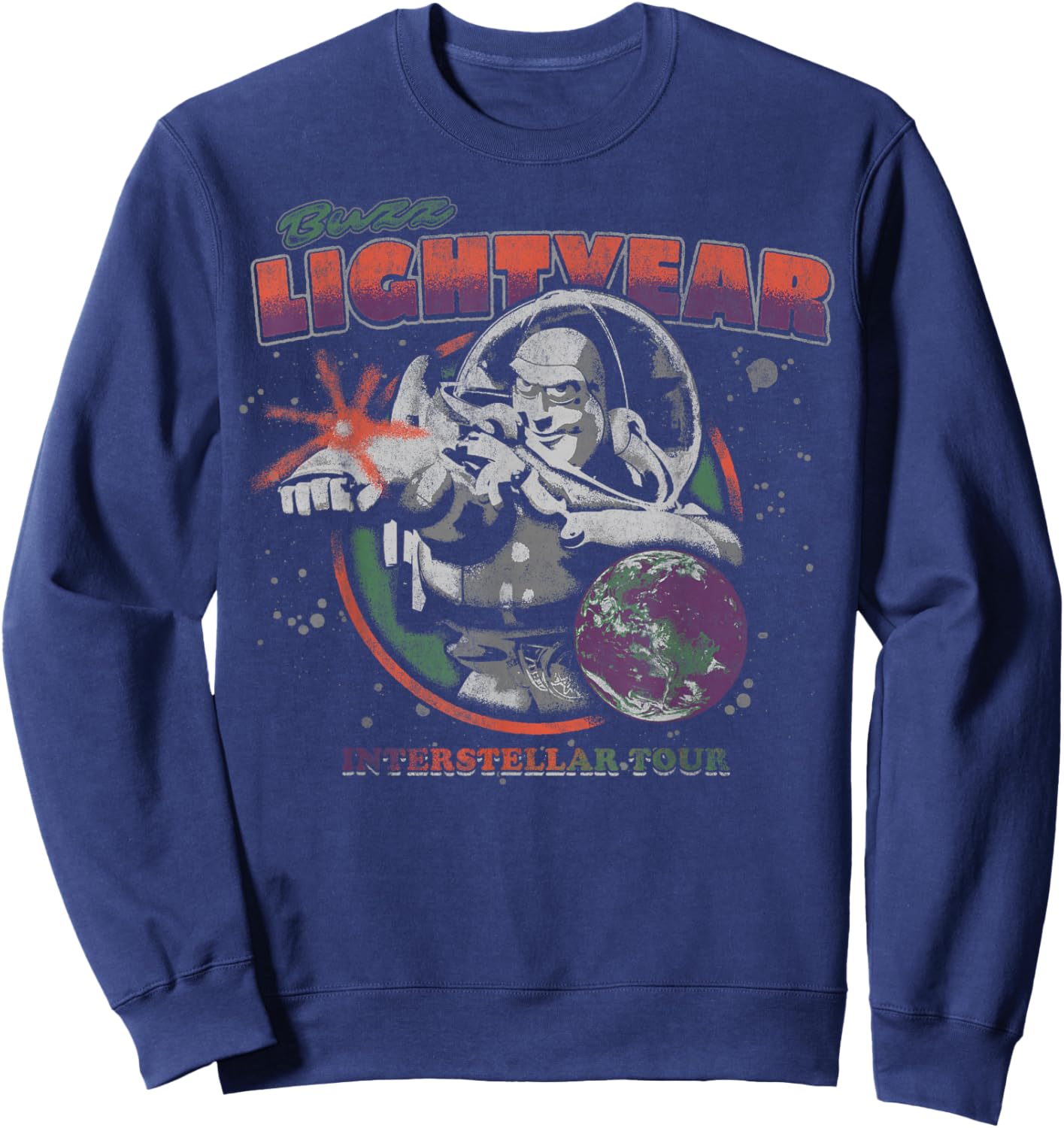 Disney Pixar Toy Story Buzz Lightyear Interstellar Tour Sweatshirt - Sweatshirt | Navy
