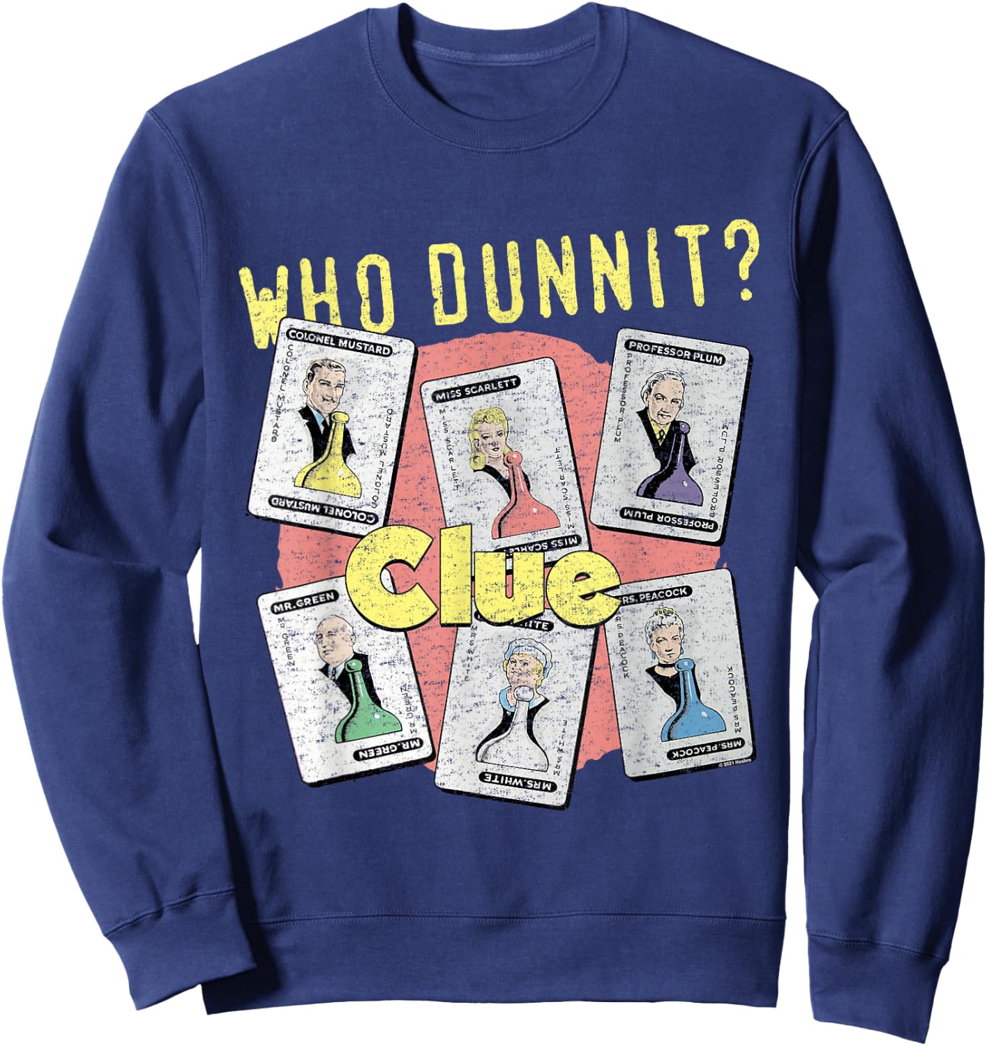 Clue Clue to Who Dunnit Sweatshirt - Sweatshirt | Navy