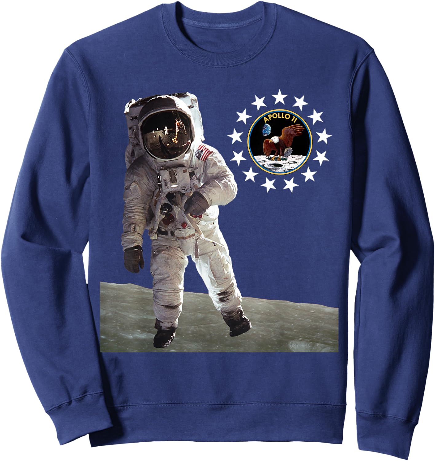 July 20, 1969 Moon Landing Shirt Apollo 11 50th Anniversary Sweatshirt - Sweatshirt | Navy
