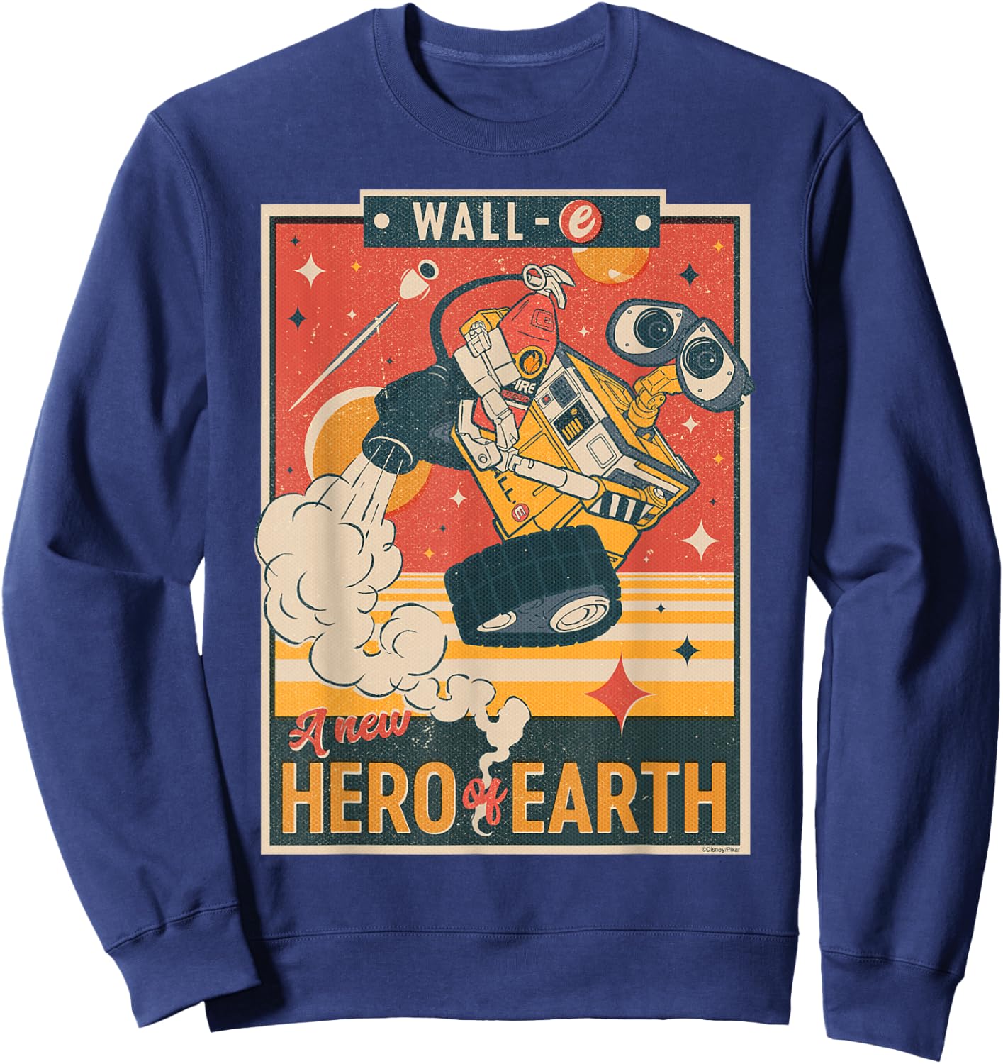 Disney and Pixar’s Wall-E A New Hero of Earth Small Sweatshirt - Sweatshirt | Navy