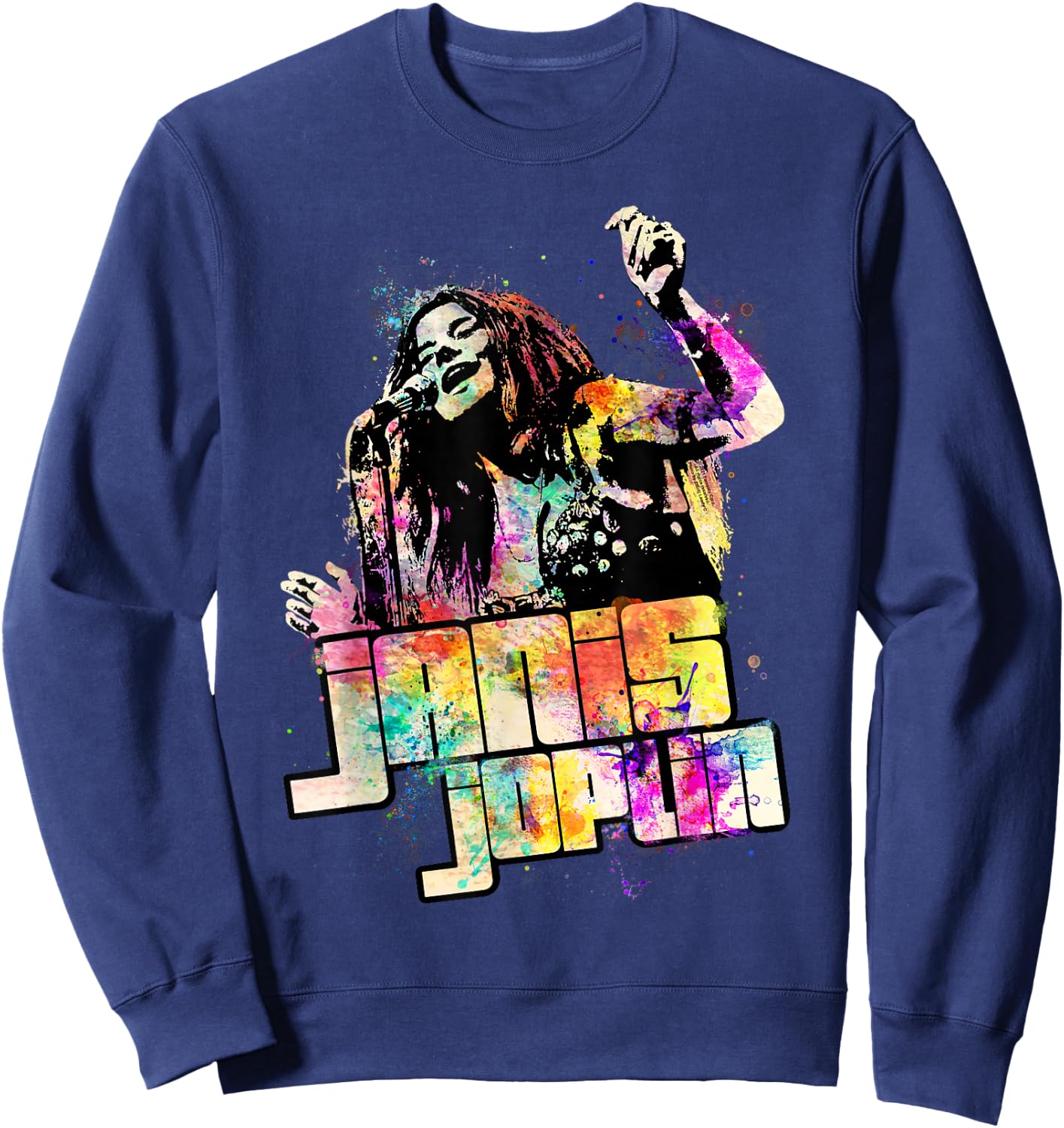 Janis Joplin Colors of Janis Sweatshirt - Sweatshirt | Navy