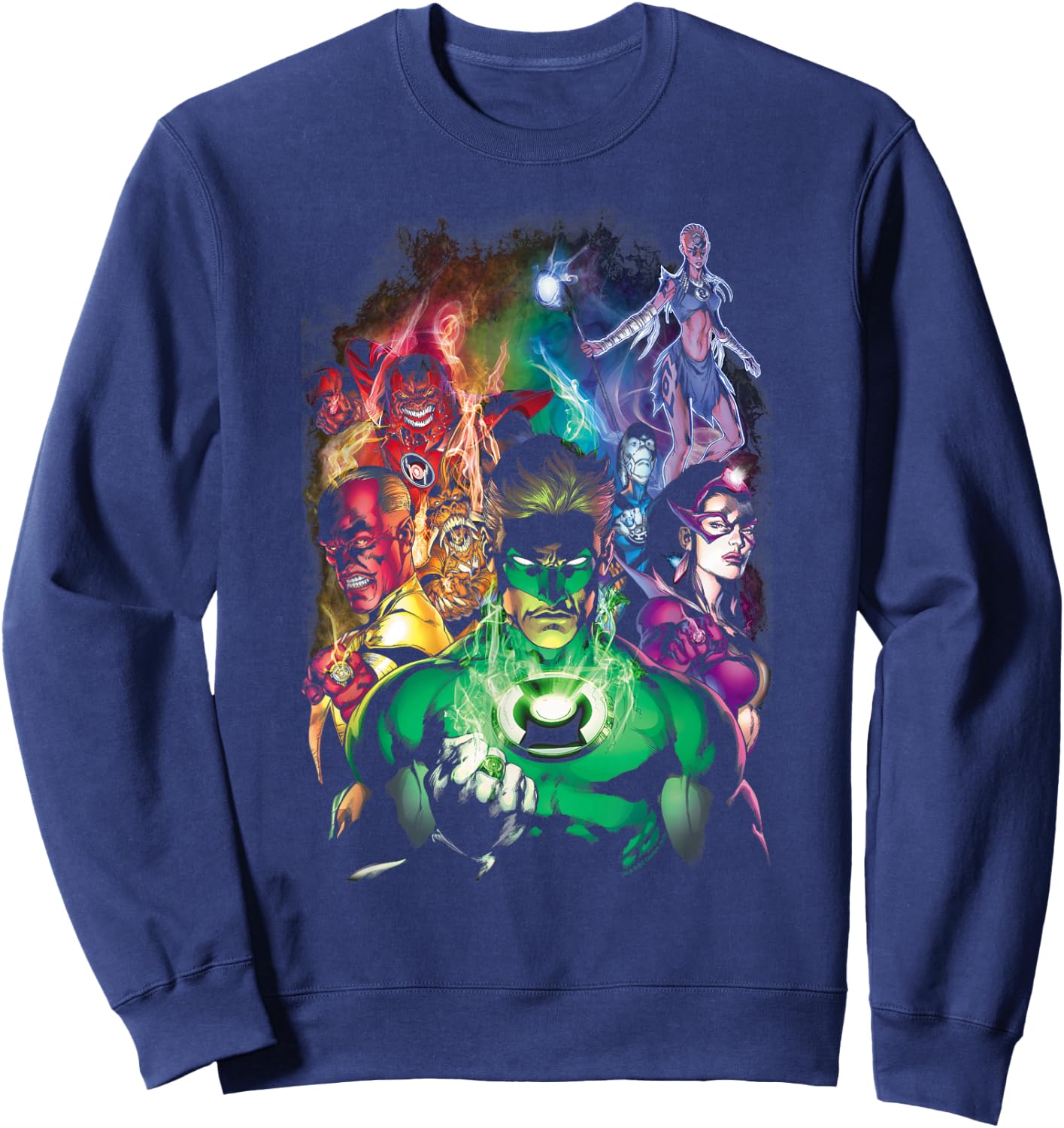 Green Lantern The New Guardians Small Sweatshirt - Sweatshirt | Navy