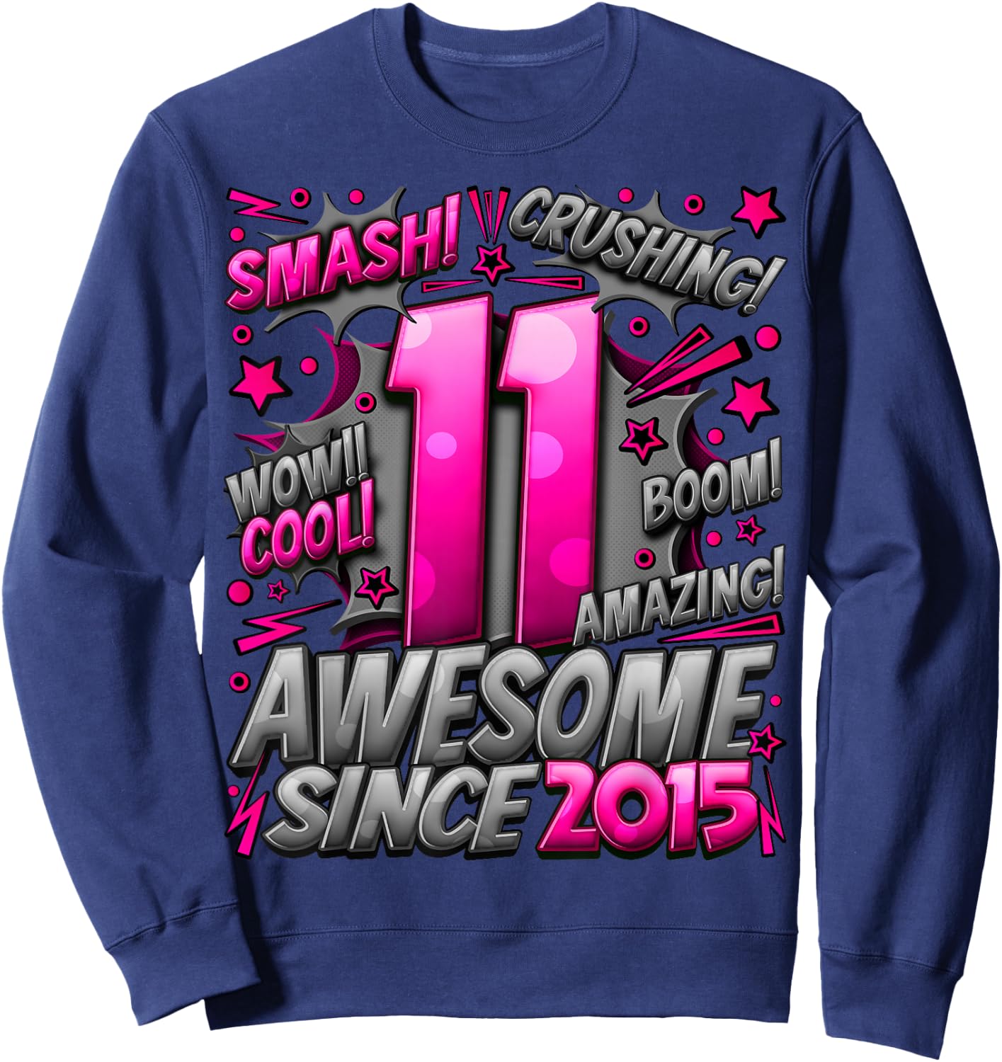 11 Year Old Gifts for Boys 11th Birthday Boy 11 Year Old Boy Sweatshirt - Sweatshirt | Navy