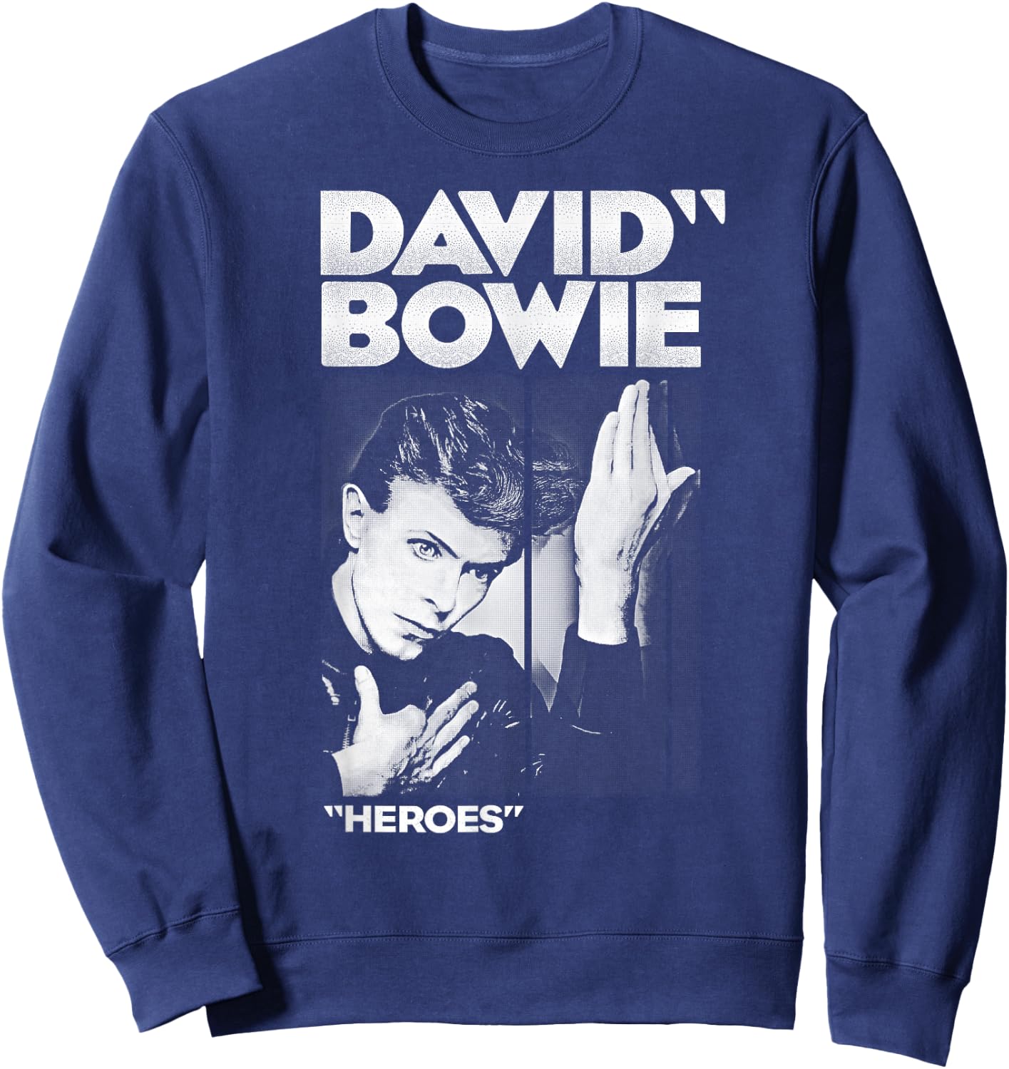 David Bowie - Bold Heroes Sweatshirt - Sweatshirt | Navy