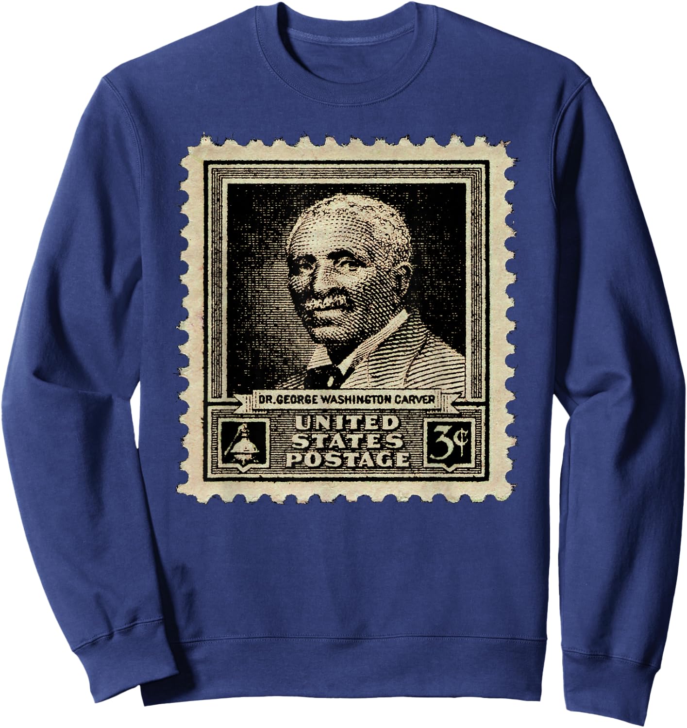 Famous African American Inventor Scientist Black History Sweatshirt - Sweatshirt | Navy