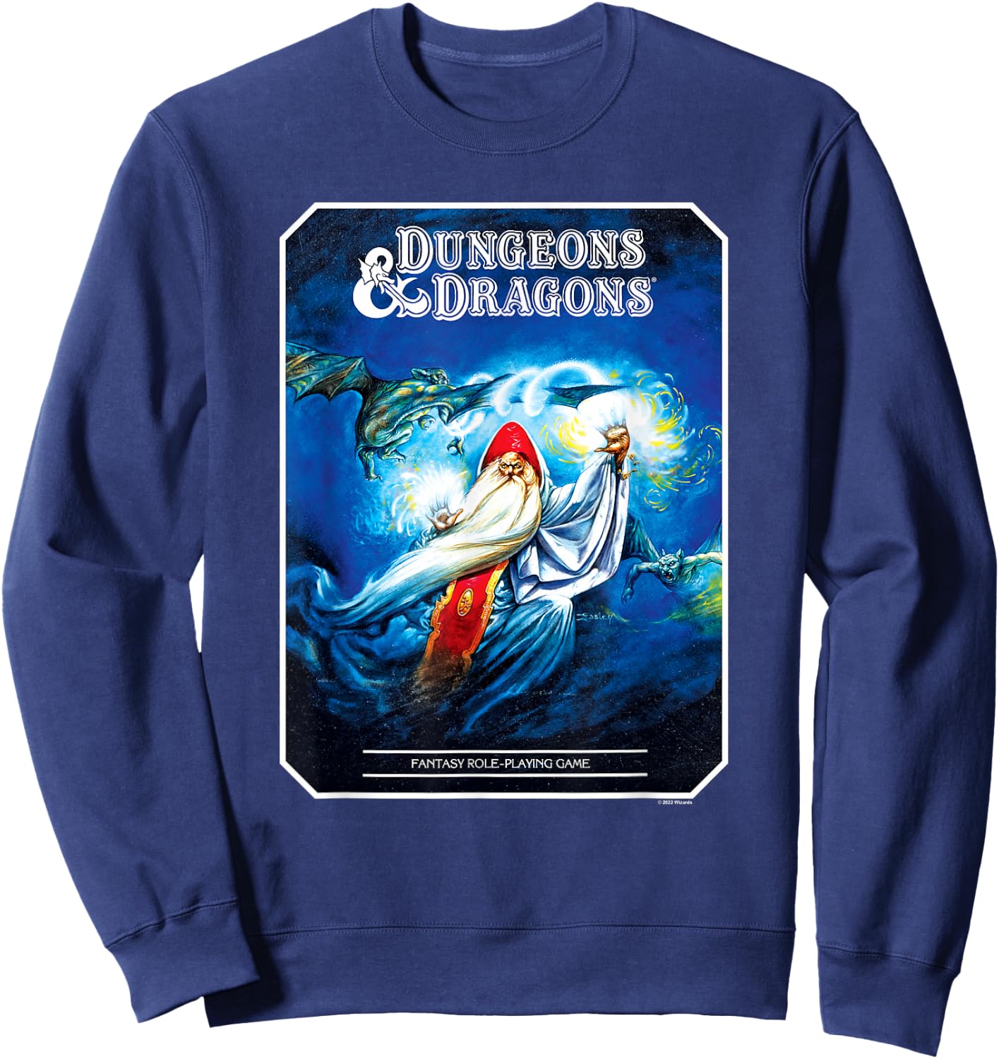 Dungeons & Dragons Vintage Advanced Player's Handbook Small Sweatshirt - Sweatshirt | Navy