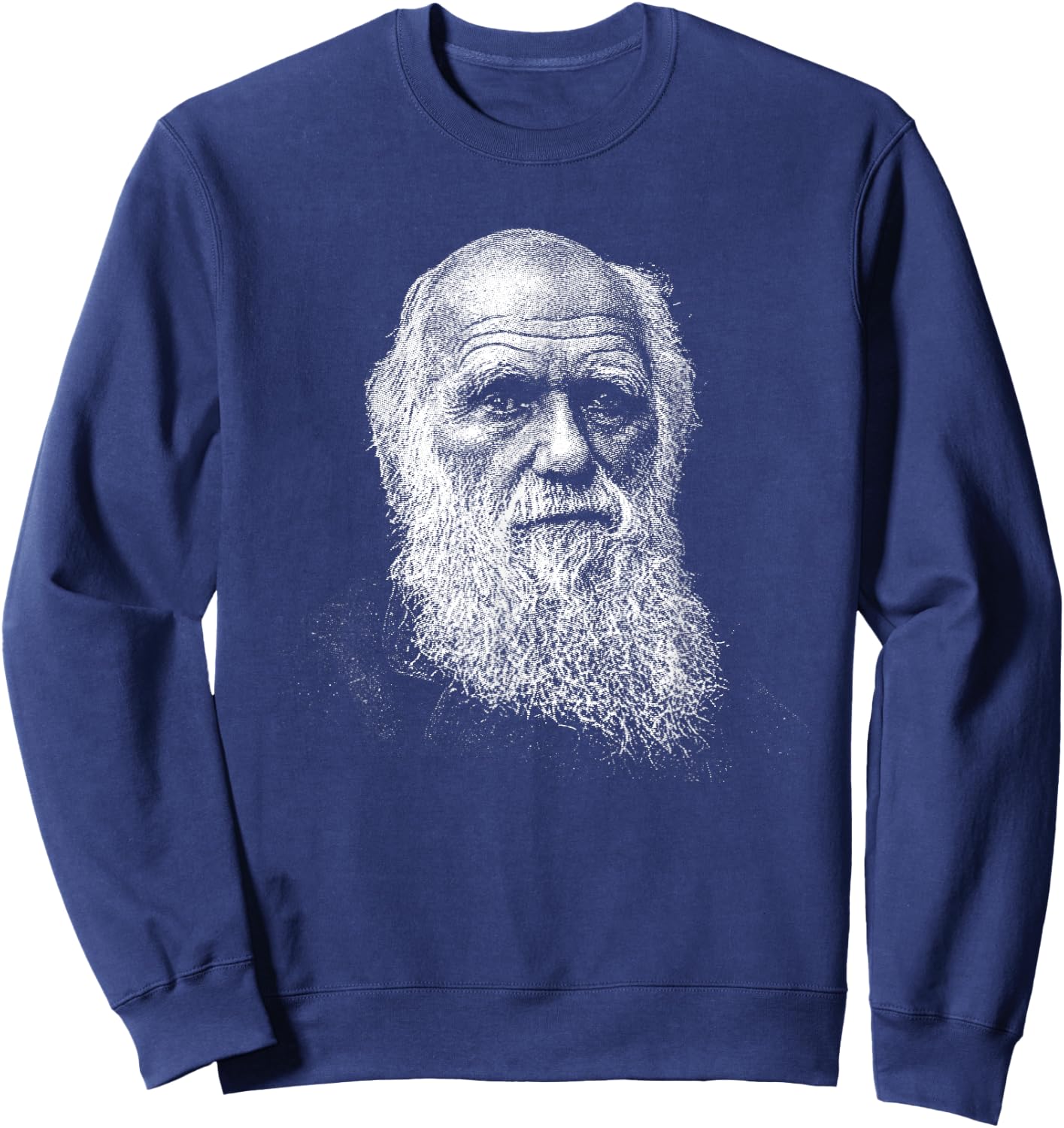 Charles Darwin portrait Sweatshirt - Sweatshirt | Navy
