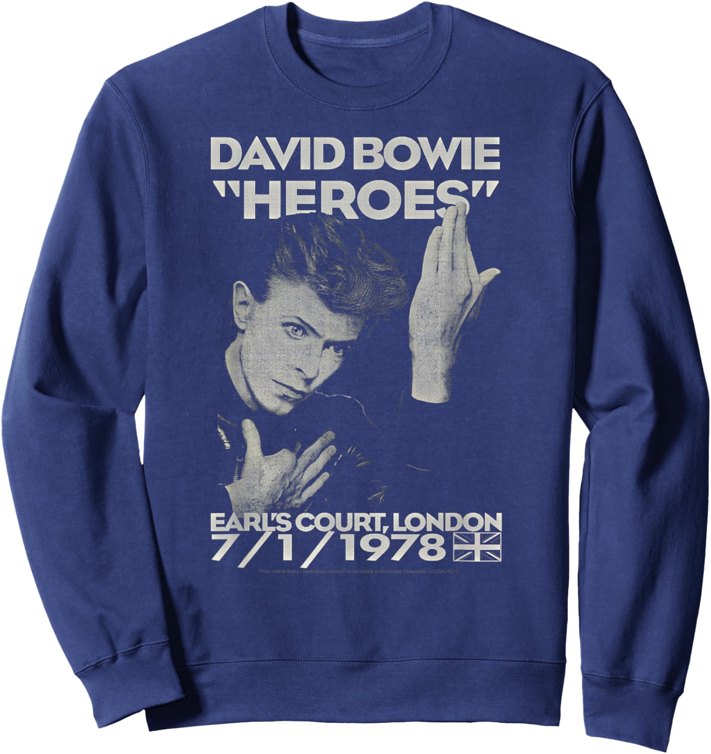 David Bowie - Earl's Court Sweatshirt - Sweatshirt | Navy