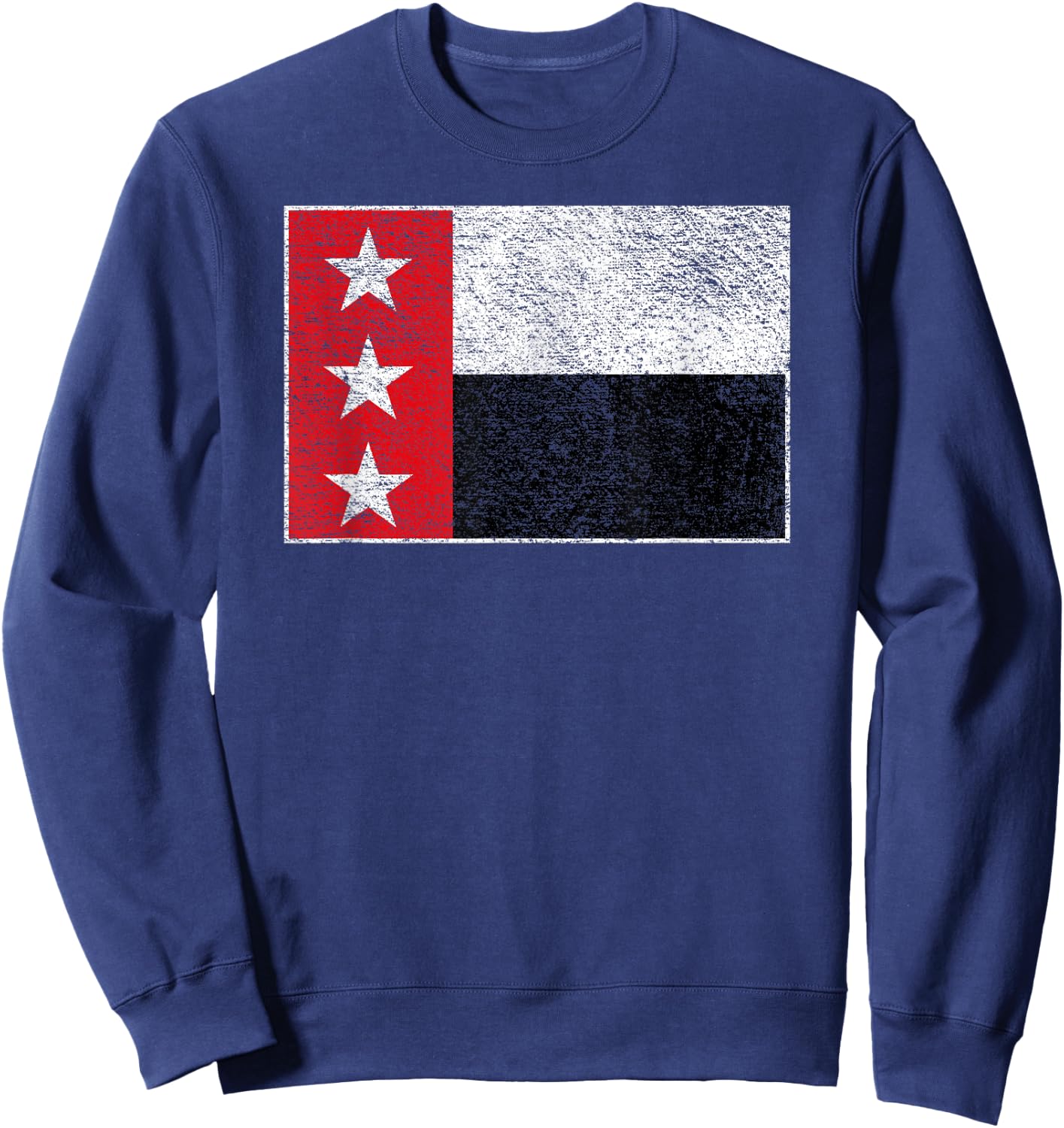 Laredo Texas Flag Sweatshirt - Sweatshirt | Navy