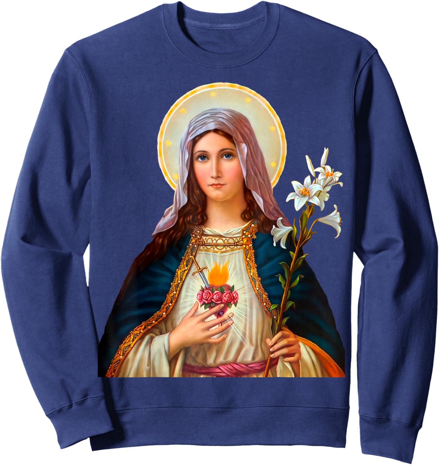 Immaculate Heart of Mary Sweatshirt - Sweatshirt | Navy