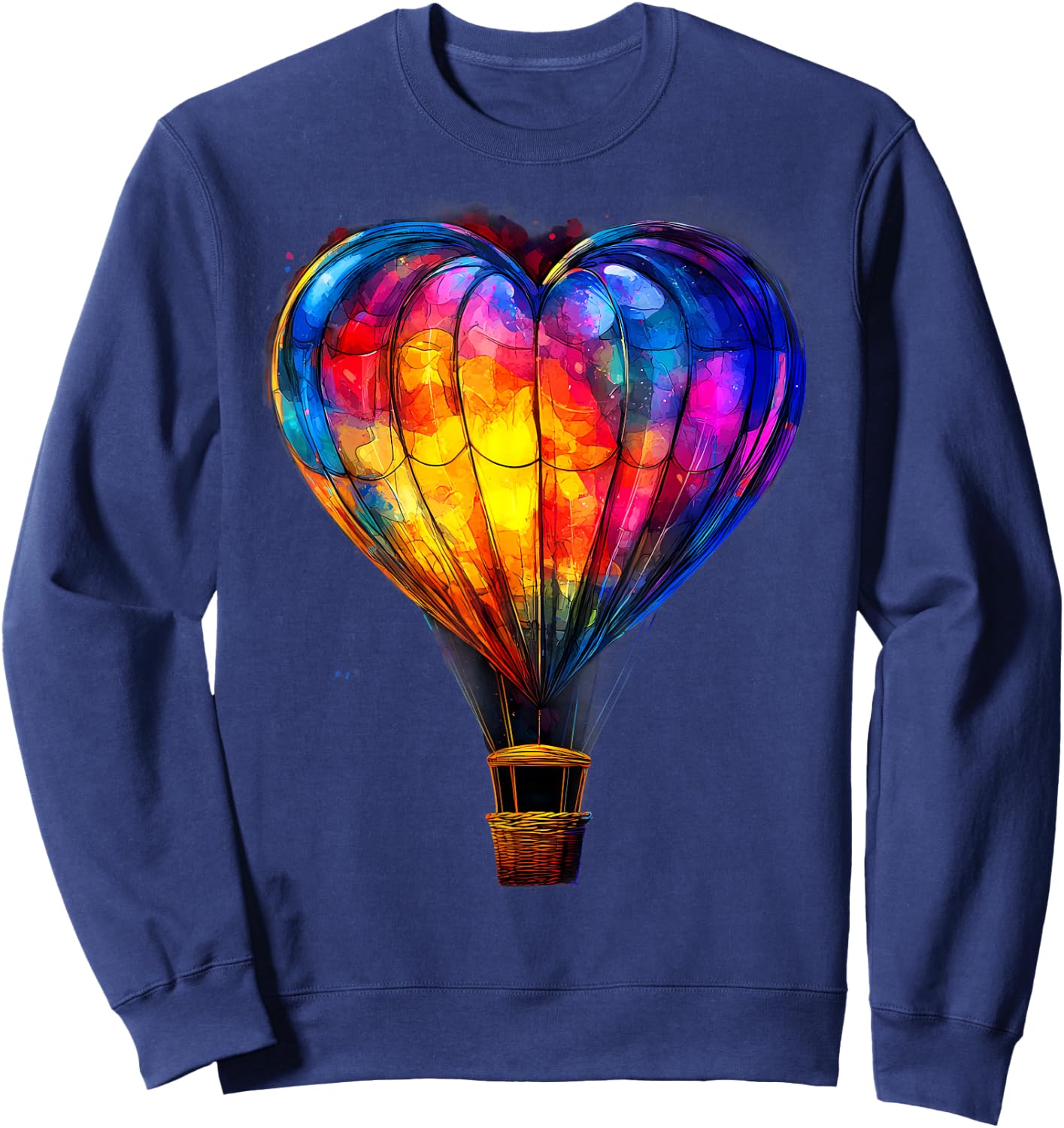 Hot Air Balloon Ride Festival Hot Air Ballooning Sweatshirt - Sweatshirt | Navy