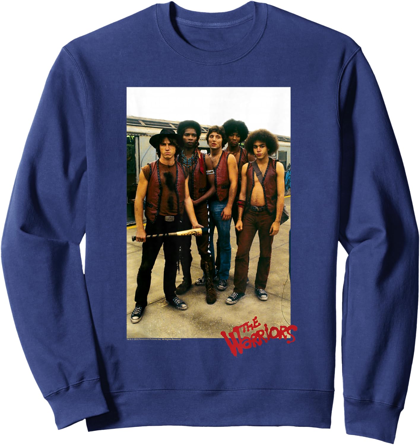 Warriors Old Film Sweatshirt - Sweatshirt | Navy
