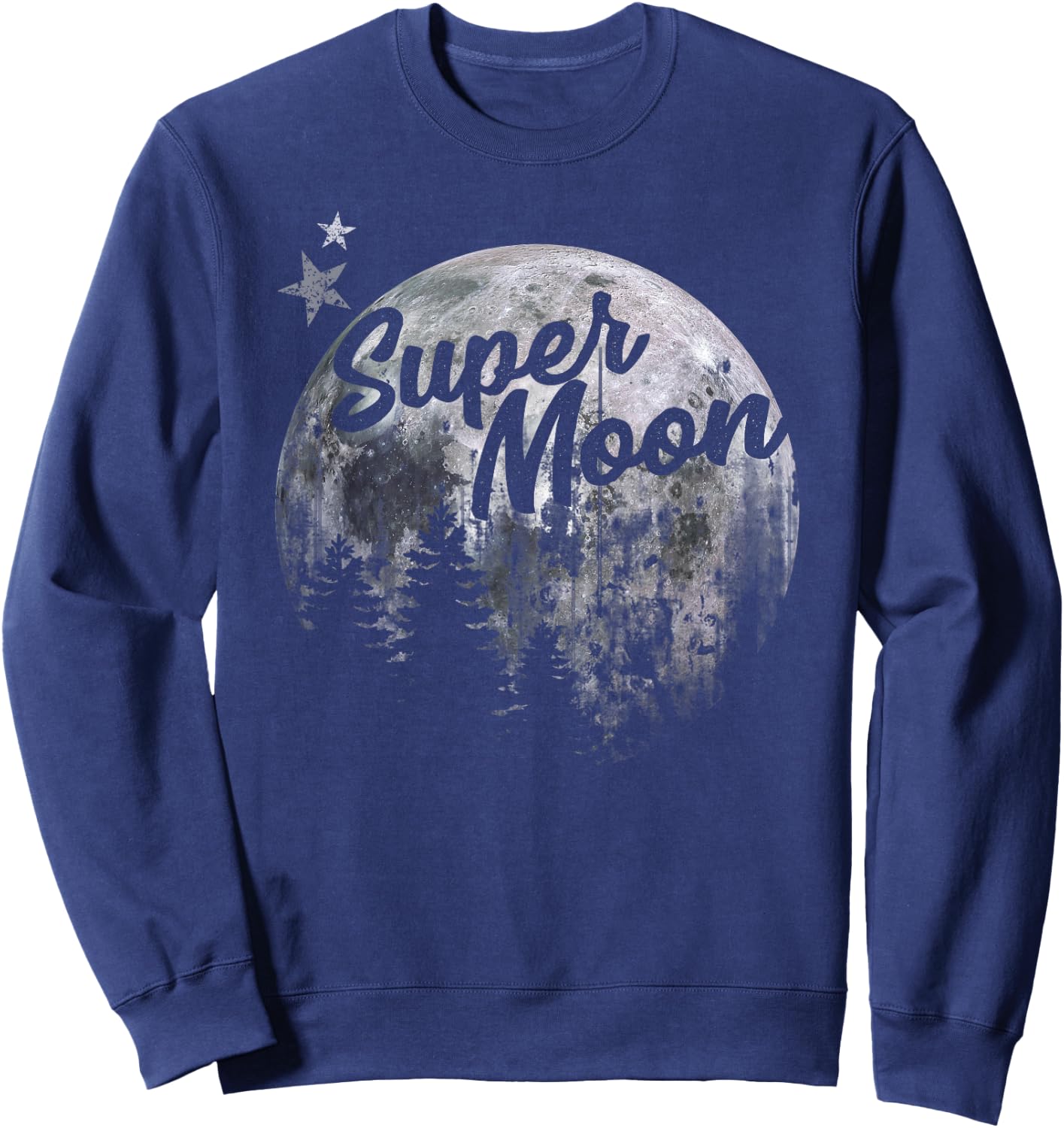 Supermoon T Shirt 2017 2018 Sweatshirt - Sweatshirt | Navy