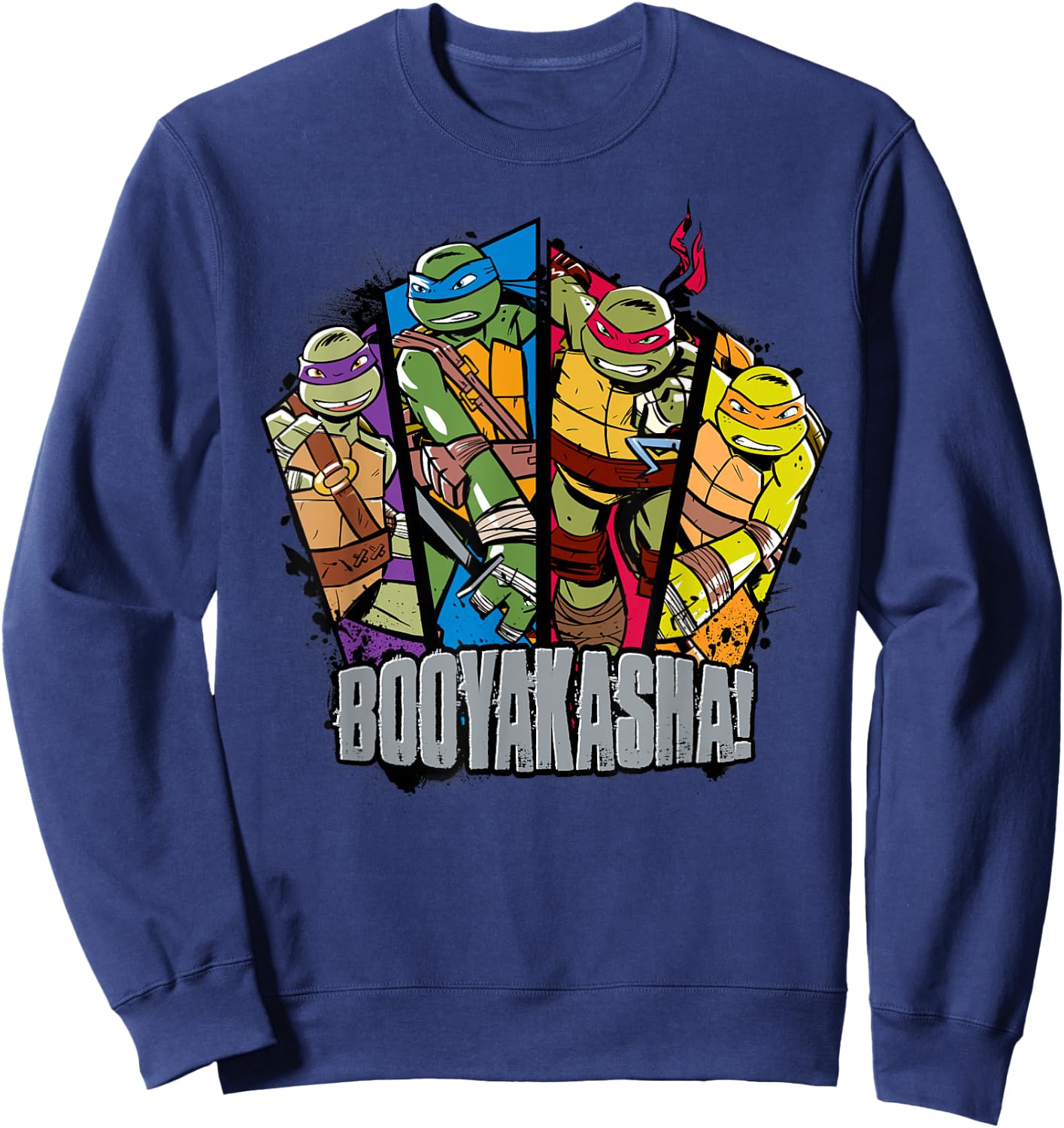 Teenage Mutant Ninja Turtles Booyakasha! Group Sweatshirt - Sweatshirt | Navy