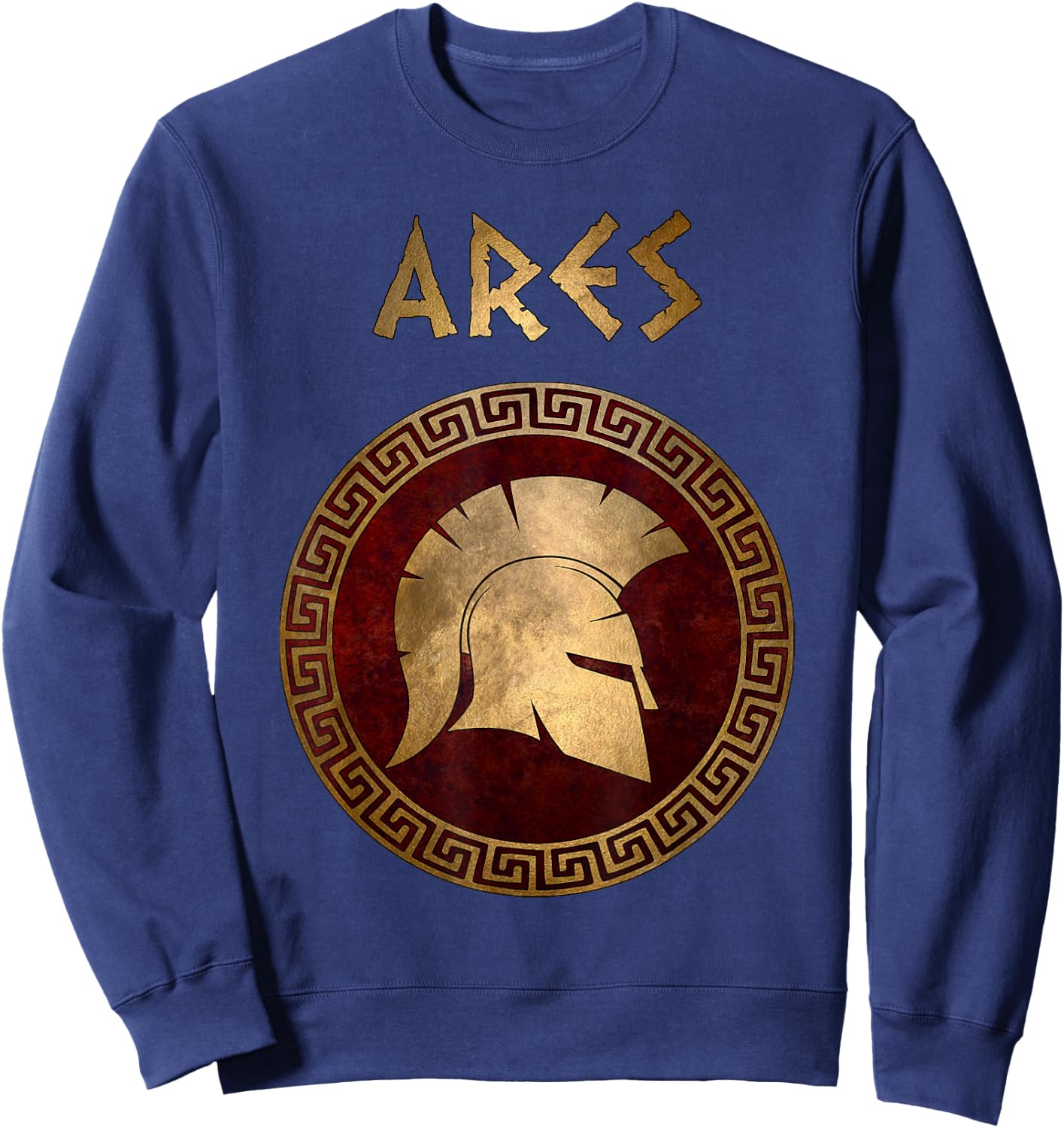 Ares Ancient Greek God Sweatshirt - Sweatshirt | Navy