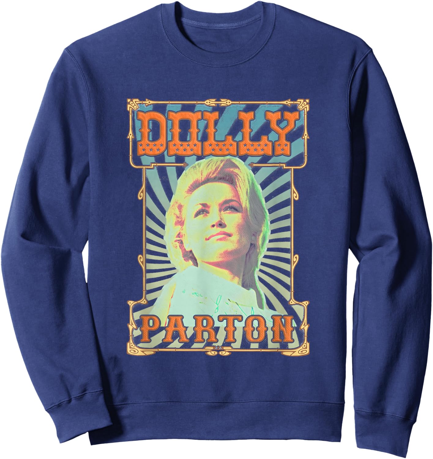 Dolly Parton Vintage Print Sweatshirt - Sweatshirt | Navy
