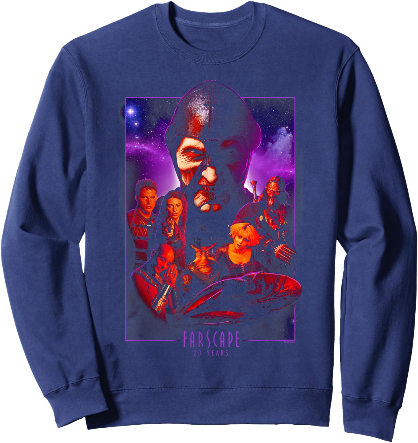 Farscape 20 Years Collage Sweatshirt - Sweatshirt | Navy