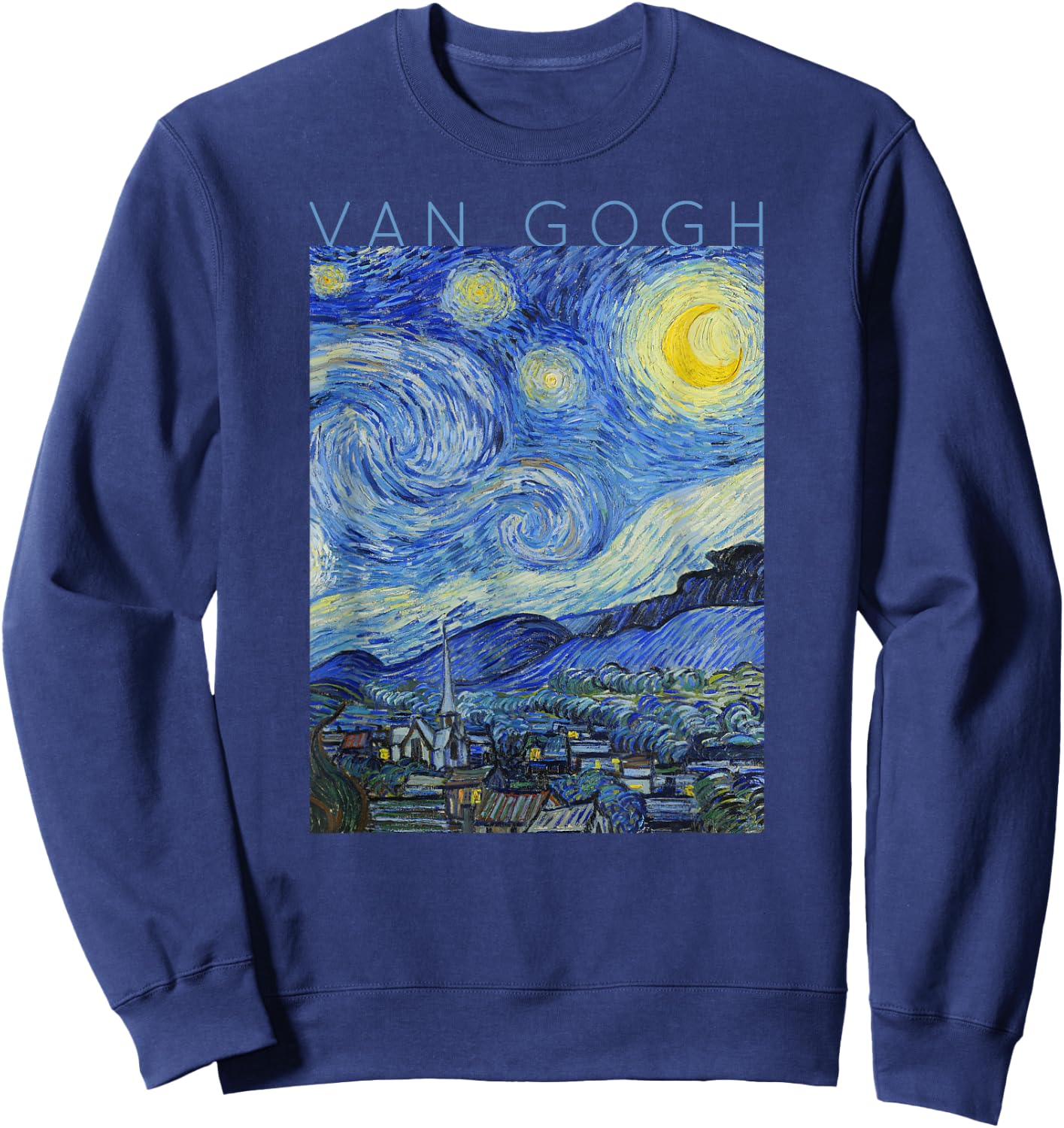 Van Gogh Starry Night - Art for Artists Sweatshirt - Sweatshirt | Navy