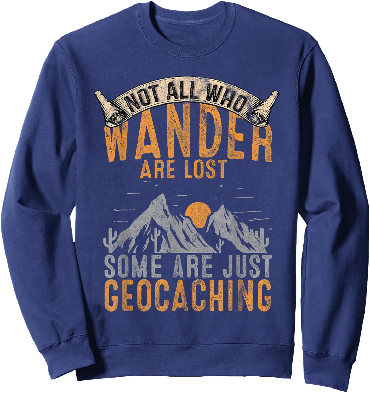 Geocache Gift Treasure Hunt Sweatshirt - Sweatshirt | Navy