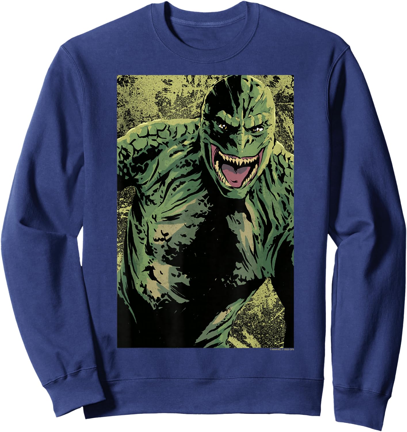 Marvel Spider-Man No Way Home Lizard Stylized Portrait Sweatshirt - Sweatshirt | Navy